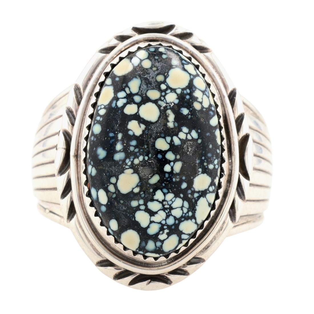 Will Denetdale Navajo New Lander Turquoise Men's Ring Sz 14: Rare Will Denetdale Navajo Sterling and New Lander Turquoise/Variscite Men's Ring Sz 14 - 15.6g - Exquisite colors!