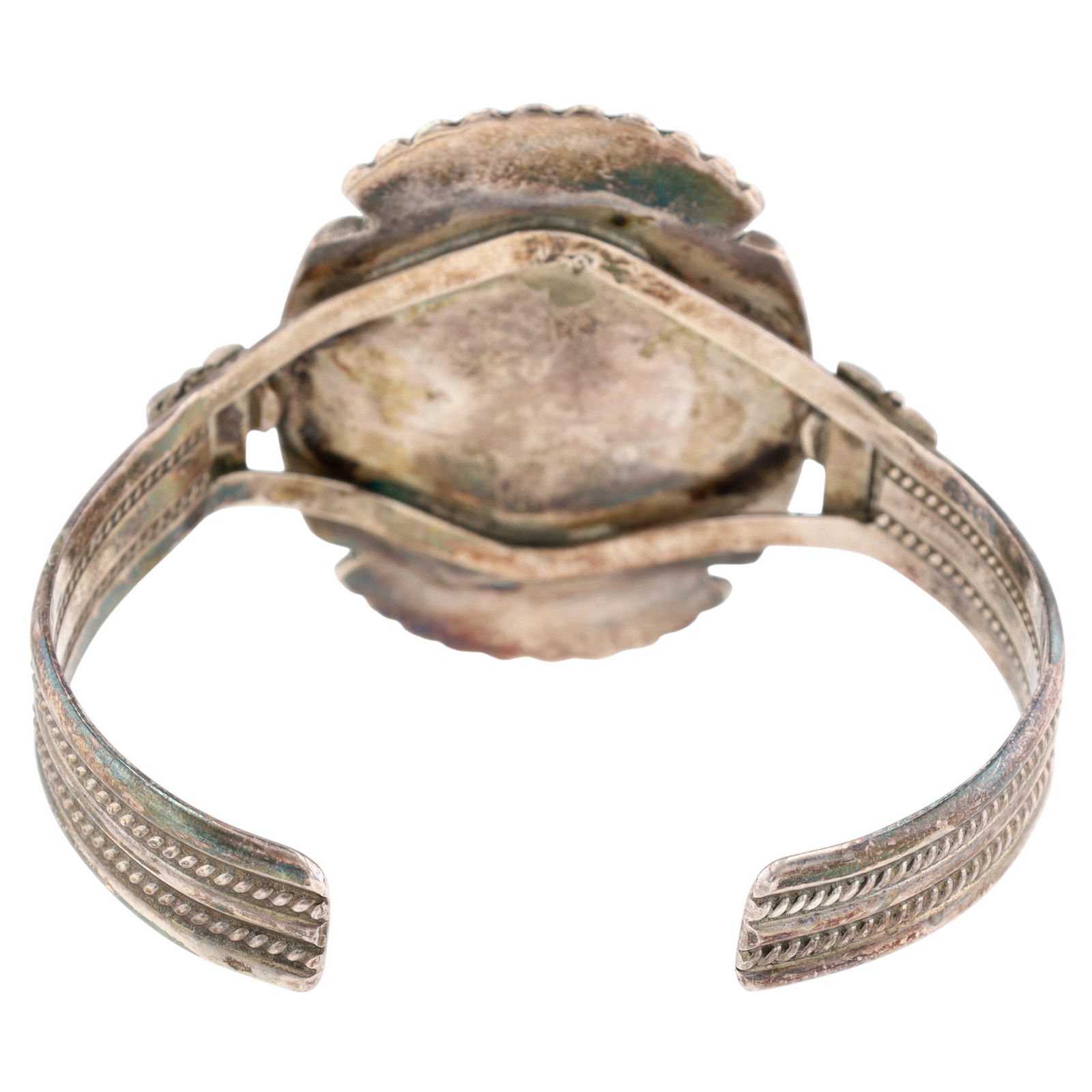 Beverly Etsate Zuni Mudhead Dancer Cuff Bracelet - 4