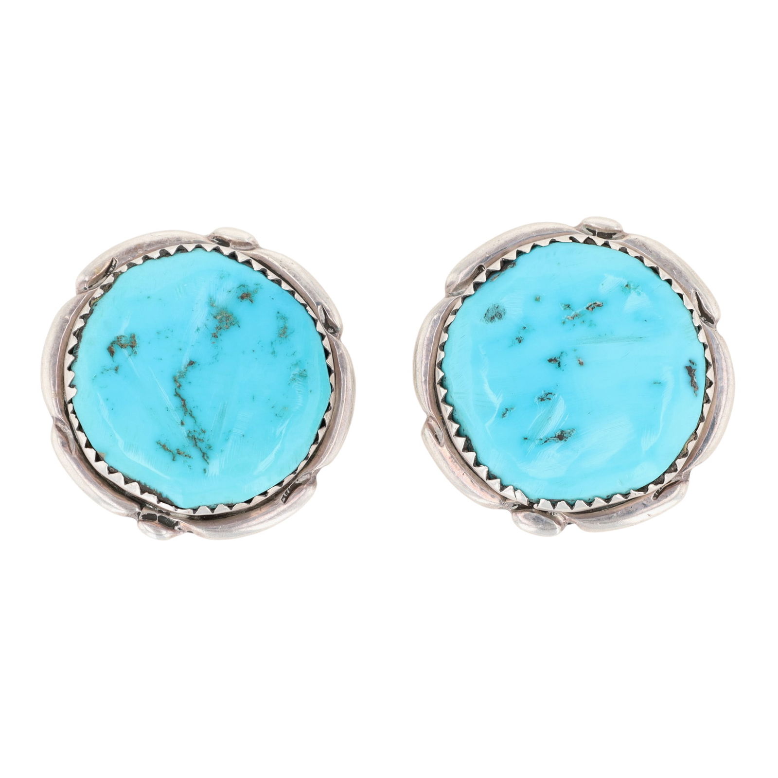 Rare Alvina Quam Zuni Turquoise Earrings (1 of 5)
