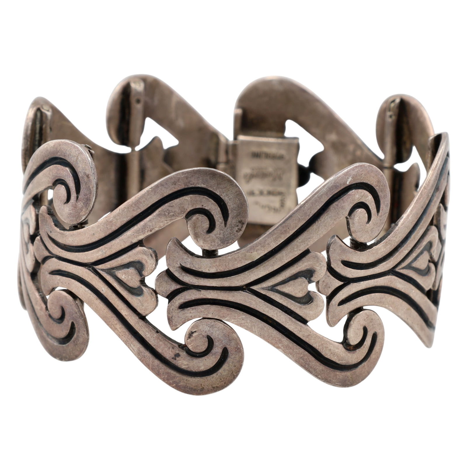 Maricela Ysidro Garcia Mexico Sterling Link Bracelet (1 of 7)