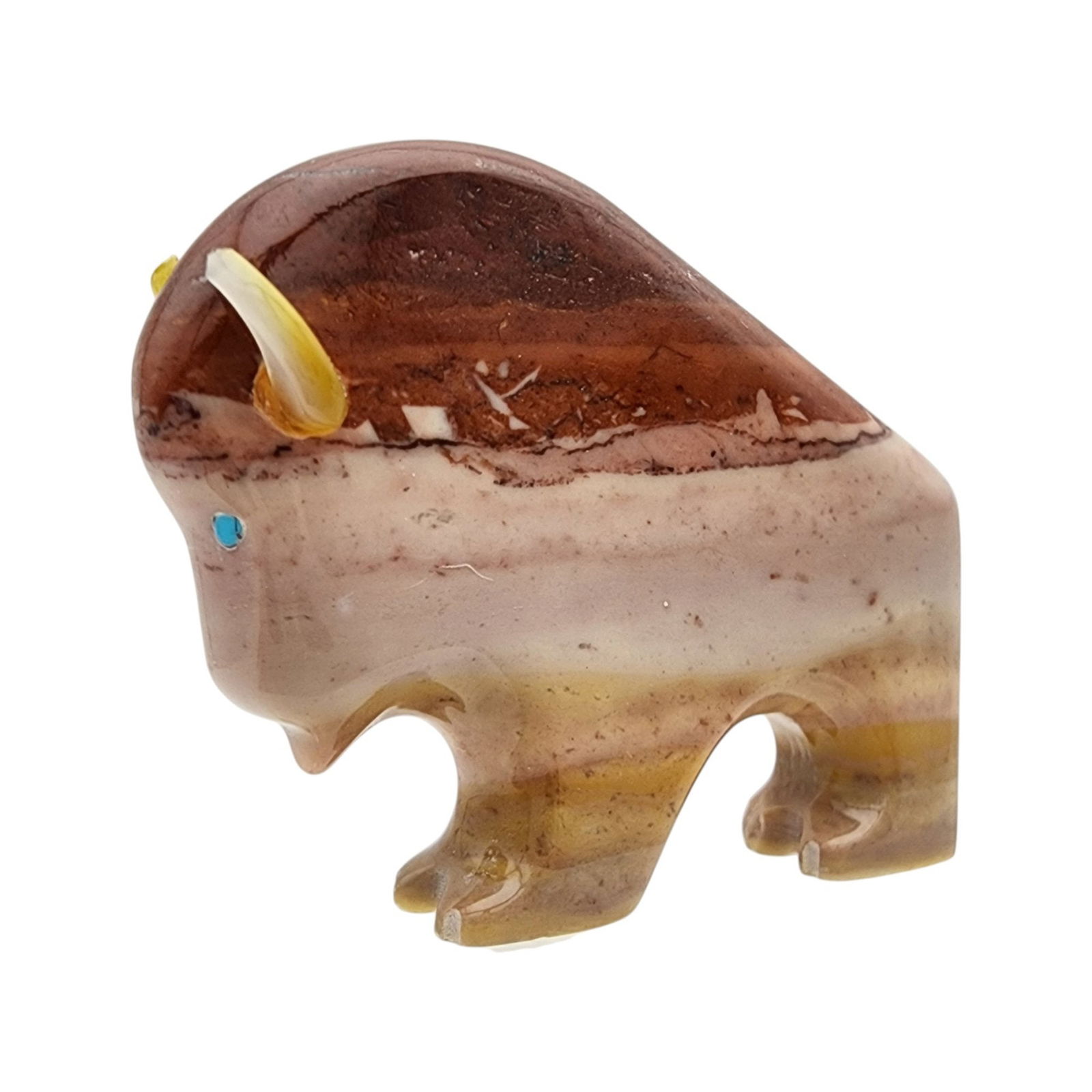 Todd Westika Zuni Dolomite Buffalo Fetish (1 of 11)