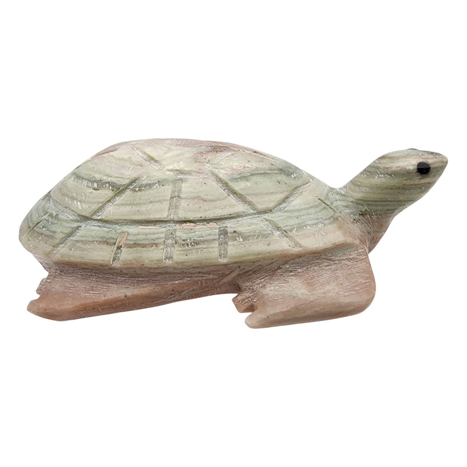 Native American Dolomite Turtle Fetish - 4