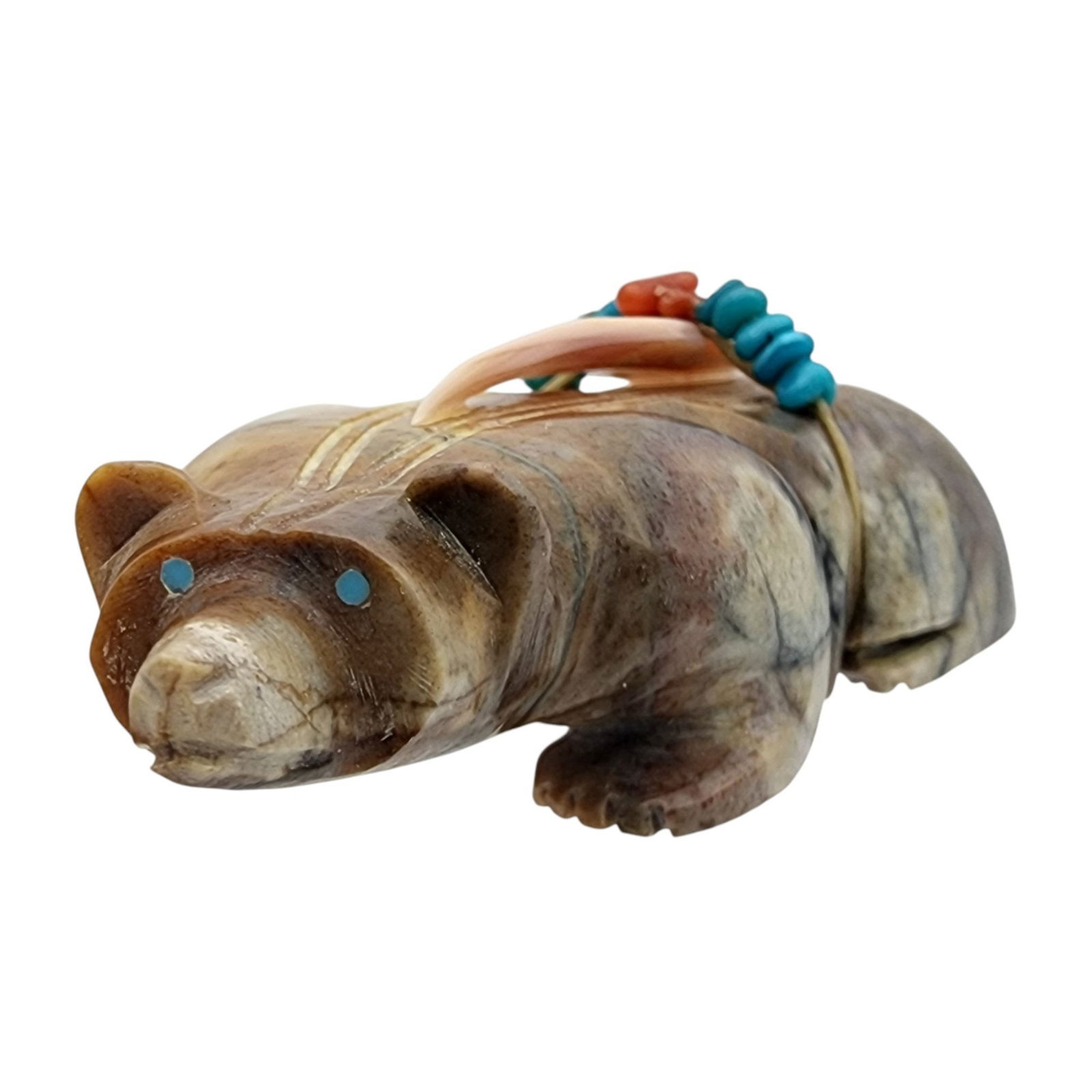 Alex Tsethlikai Zuni Picasso Marble Offering Mole Fetish (1 of 10)