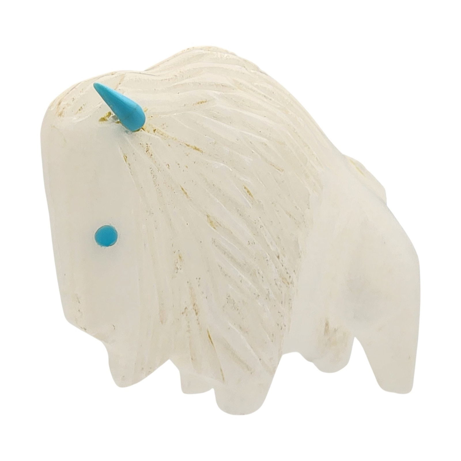 Gale Lucio Zuni White Buffalo Fetish (1 of 10)