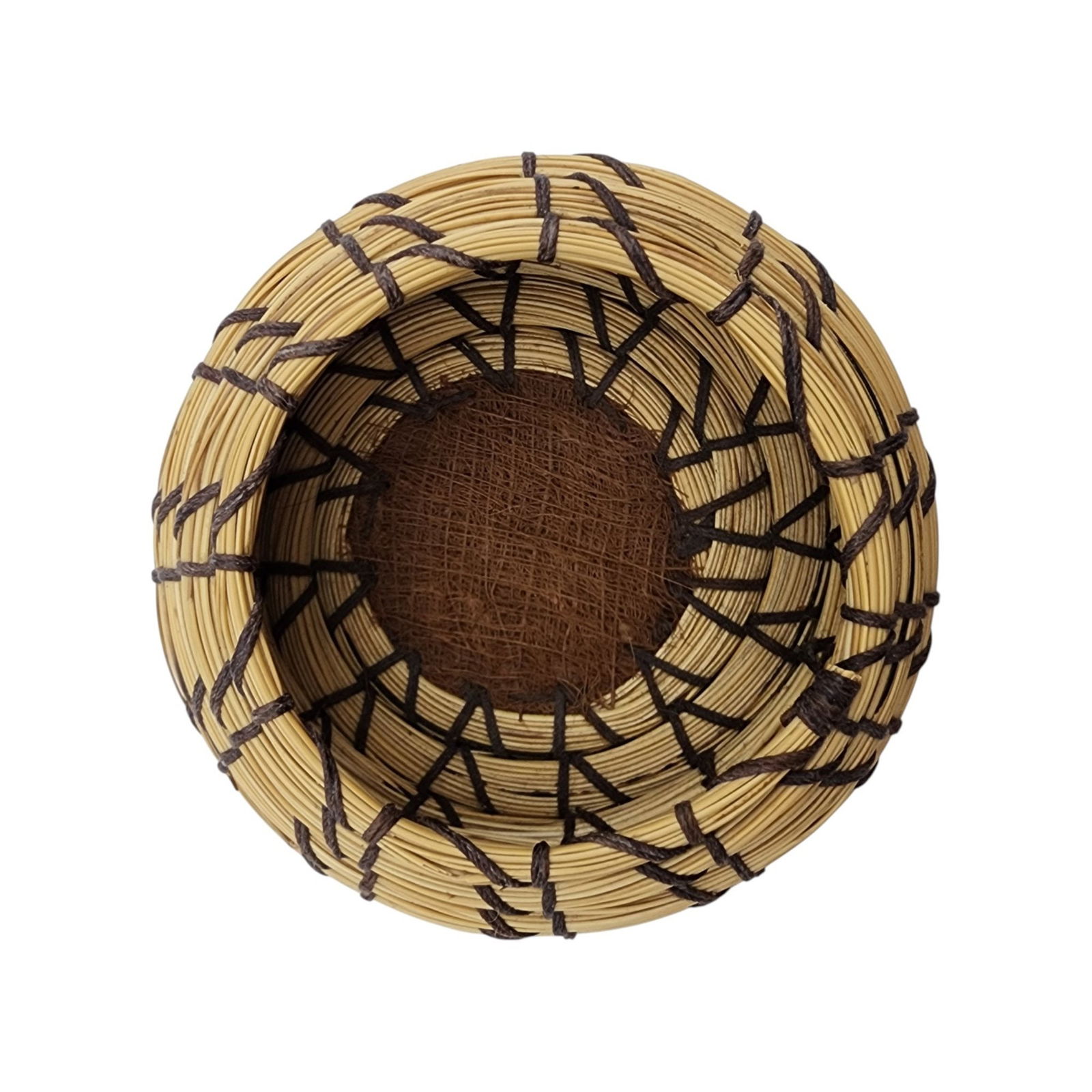 Native American Coiled Basket - 2