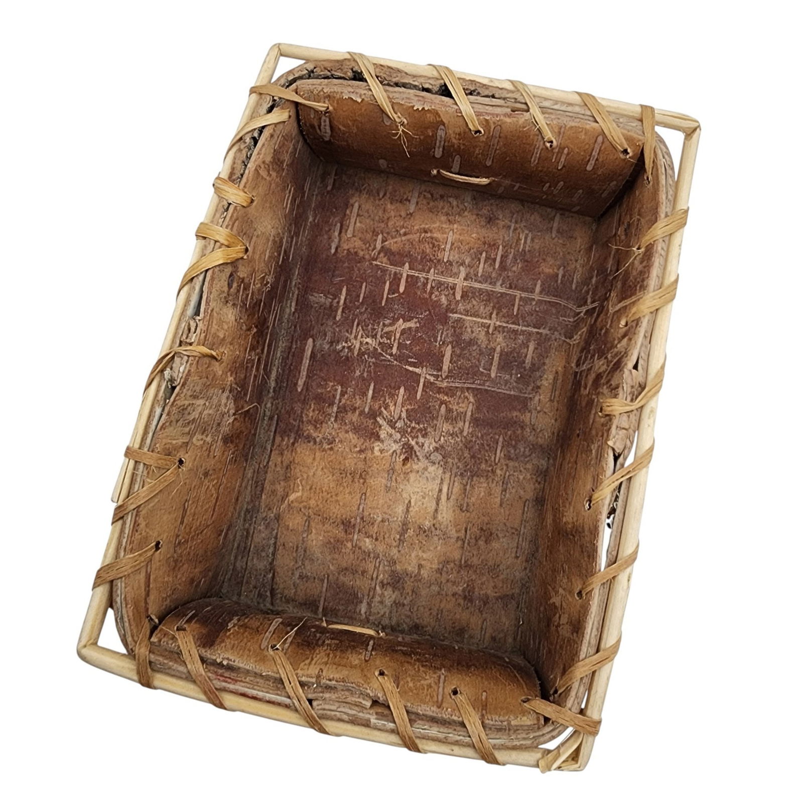 Native American Birch Bark Basket - 5