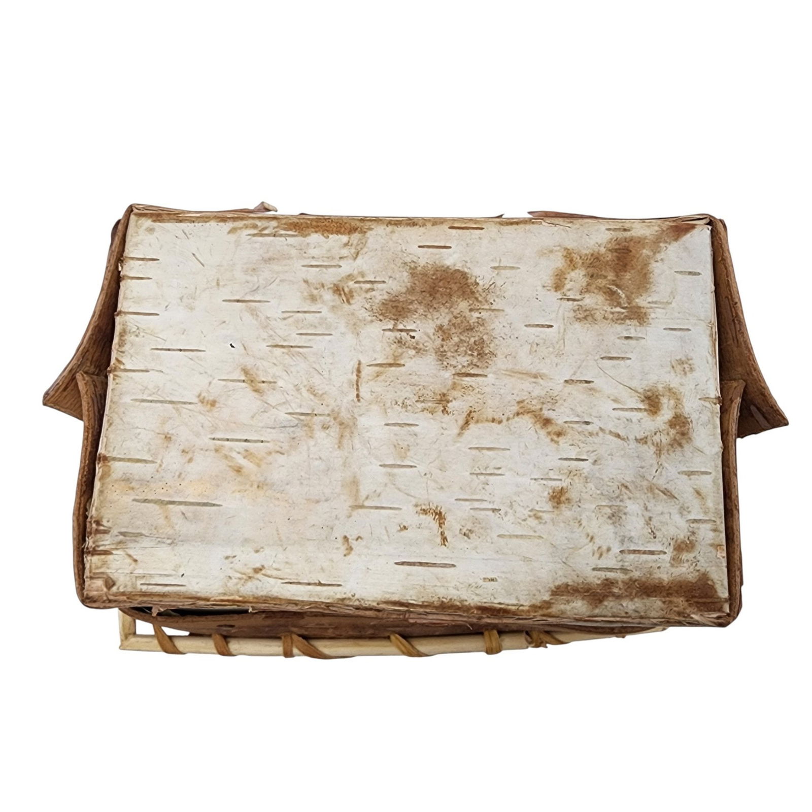 Native American Birch Bark Basket - 8