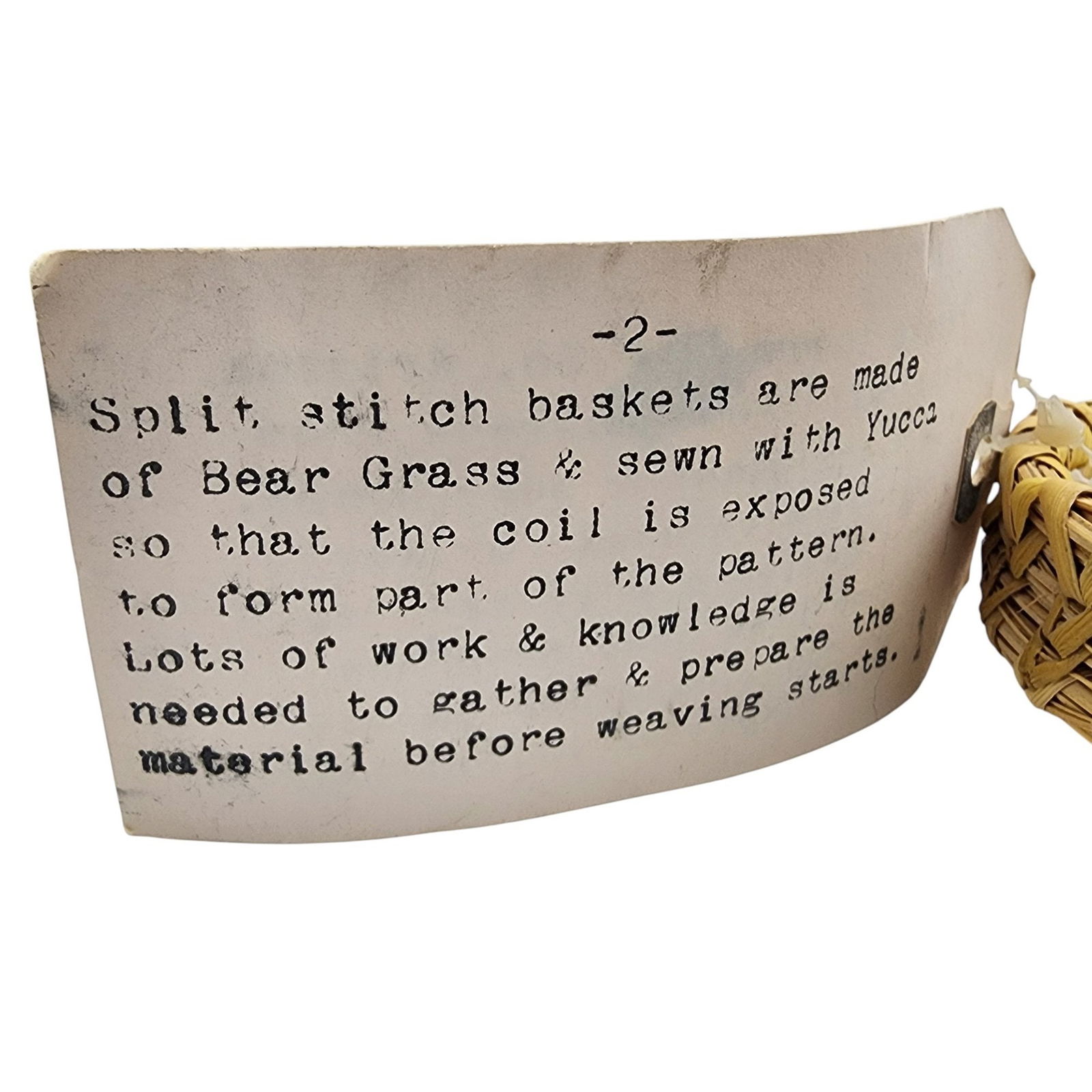 Papago Native American Basket - 6