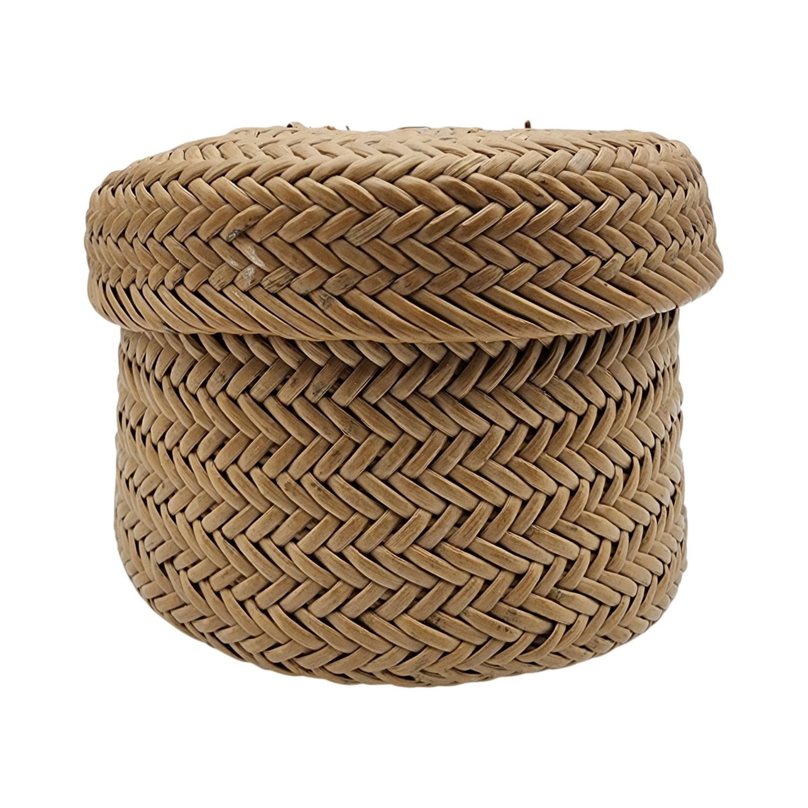 Native American Lidded Basket - 2