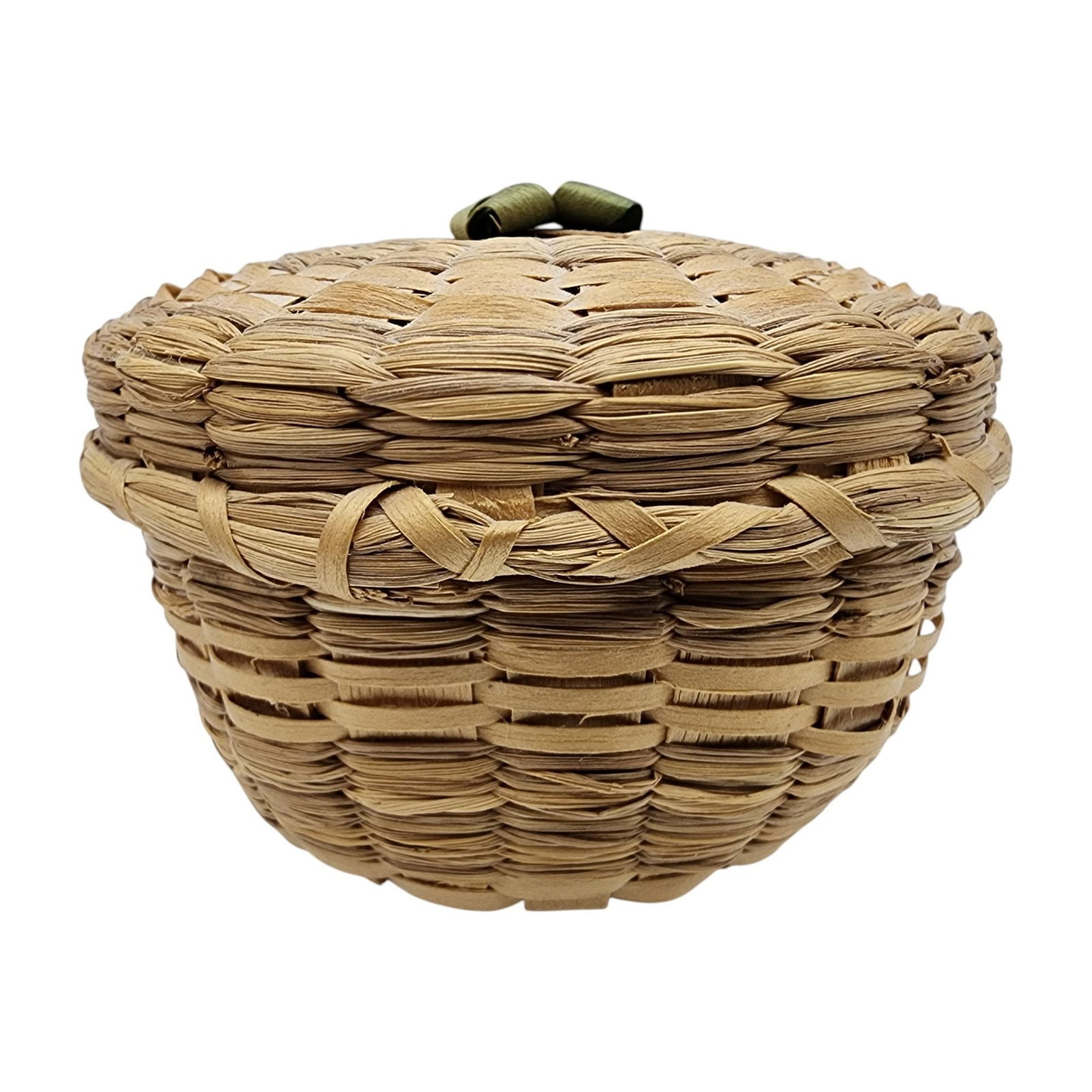 Native American Lidded Basket - 2