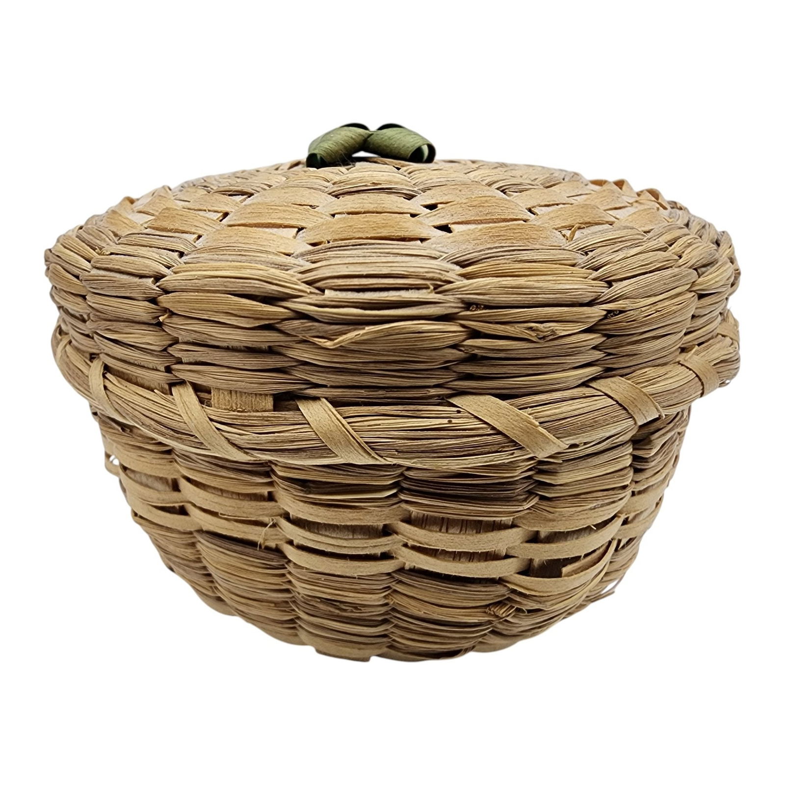 Native American Lidded Basket - 6
