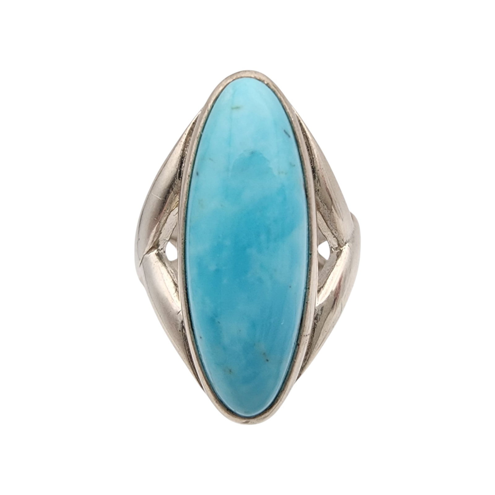 Carolyn Pollack Relios Sterling Turquoise Ring Sz 5 (1 of 7)