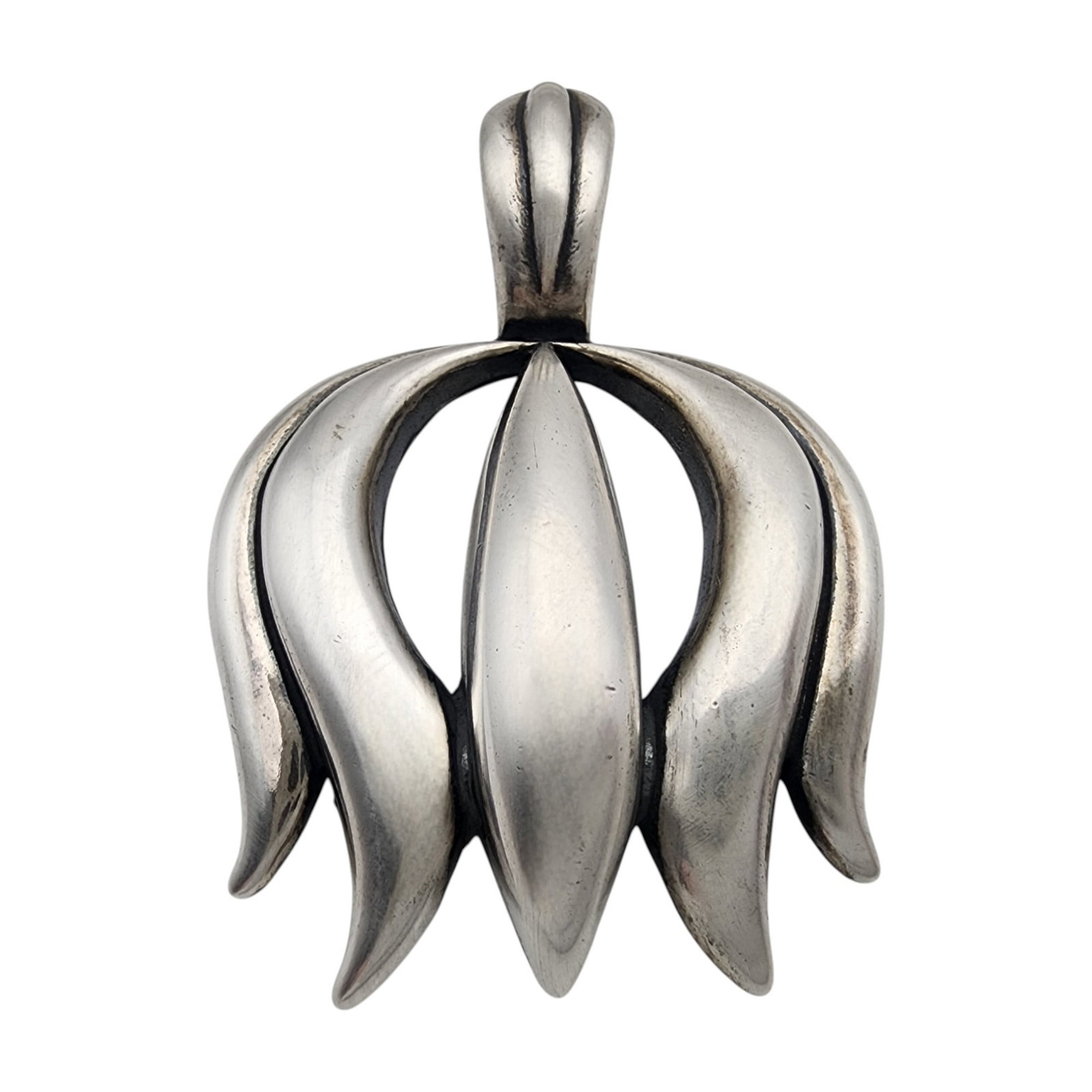 Carolyn Pollack Relios Sterling Lotus Flower Pendant (1 of 5)