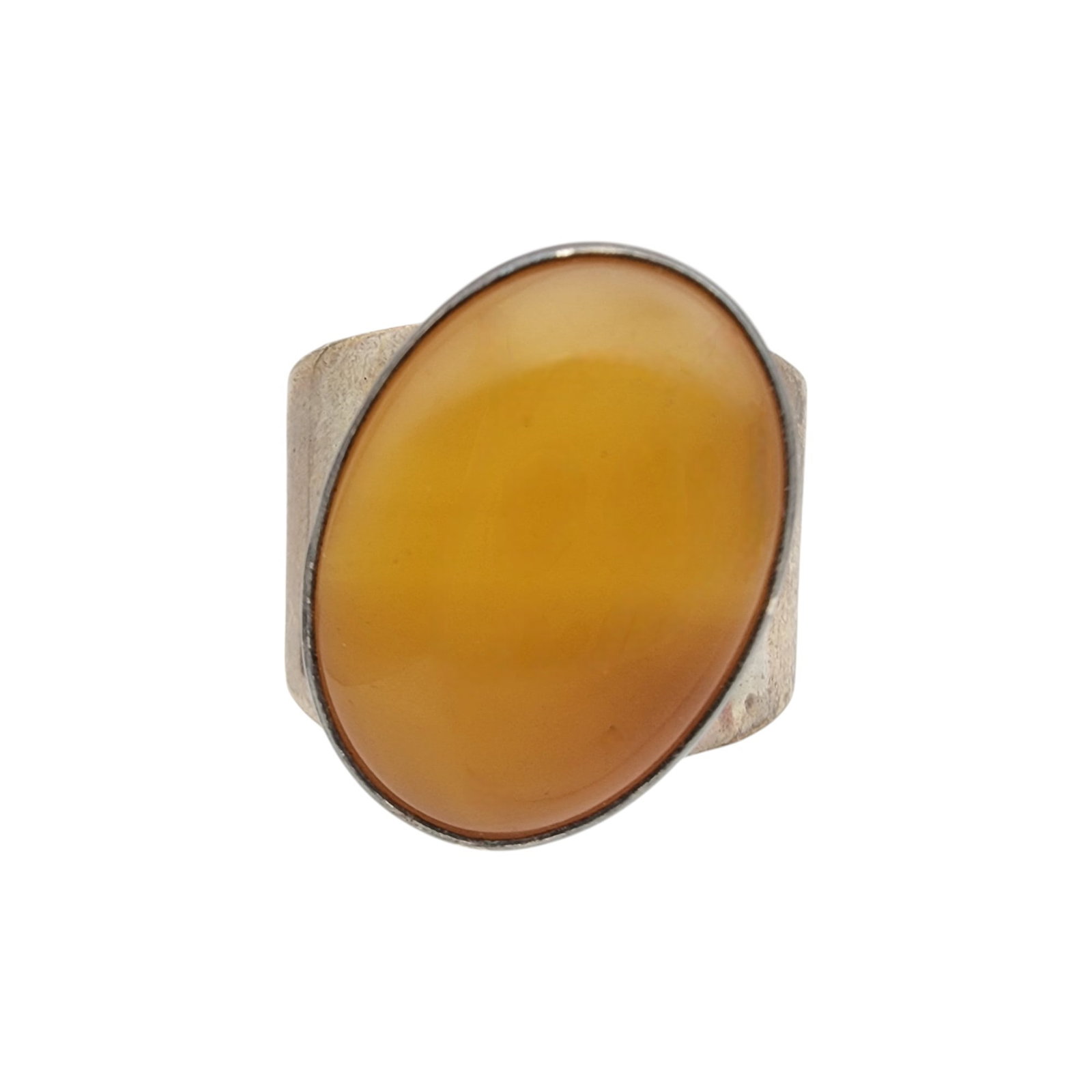 Jay King Mine Finds Sterling Yellow Amber Ring Sz 8.5 (1 of 8)