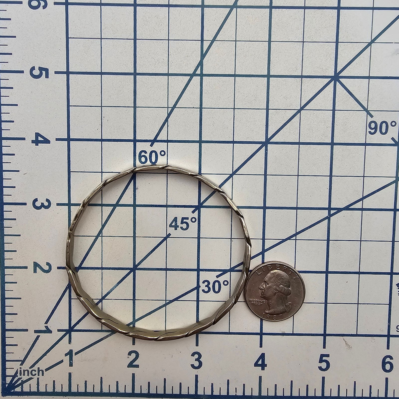 Signed Mexico Sterling Braided Bangle Bracelet - 4