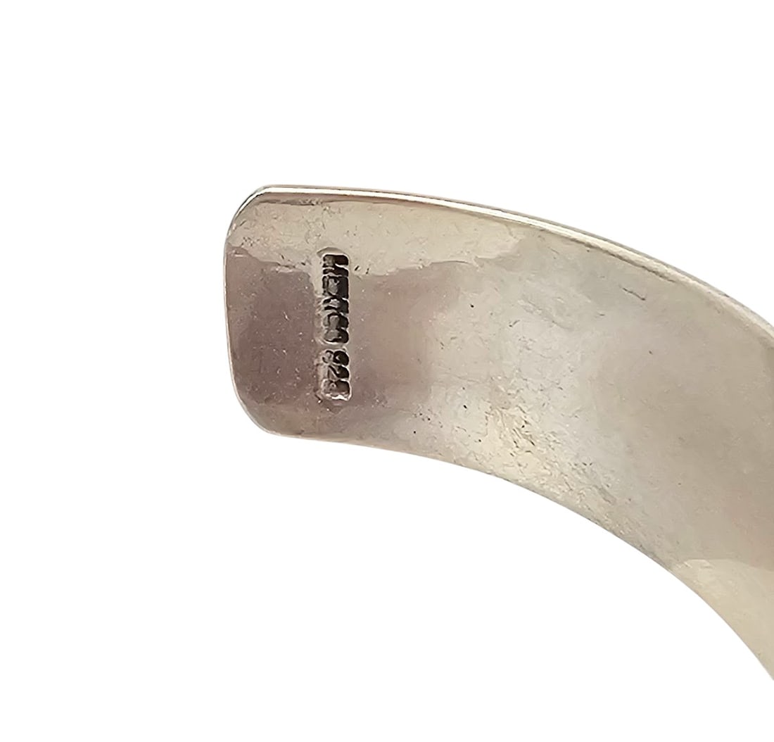Mexico Sterling Cuff Bracelet - 3