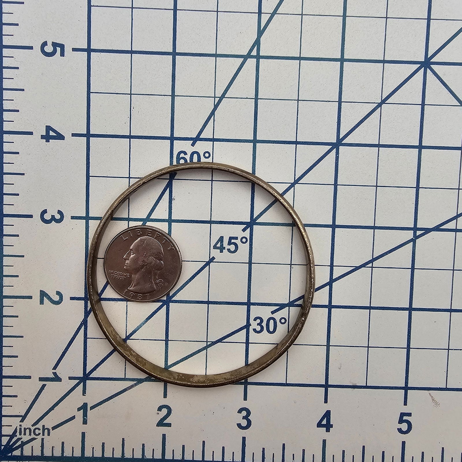 Signed Sterling Bangle Bracelet - 4