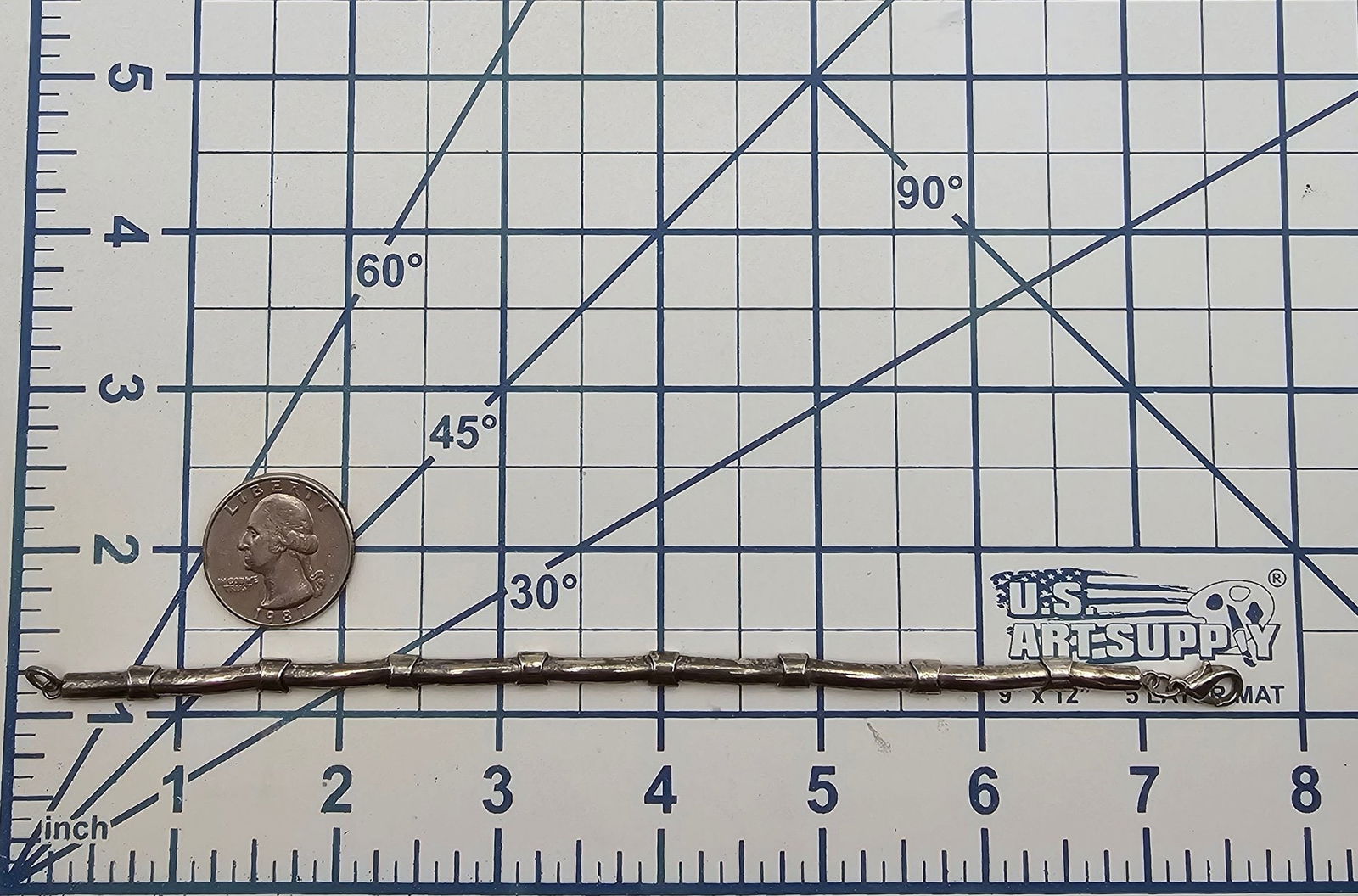 Mexico Sterling Link Bracelet - 4