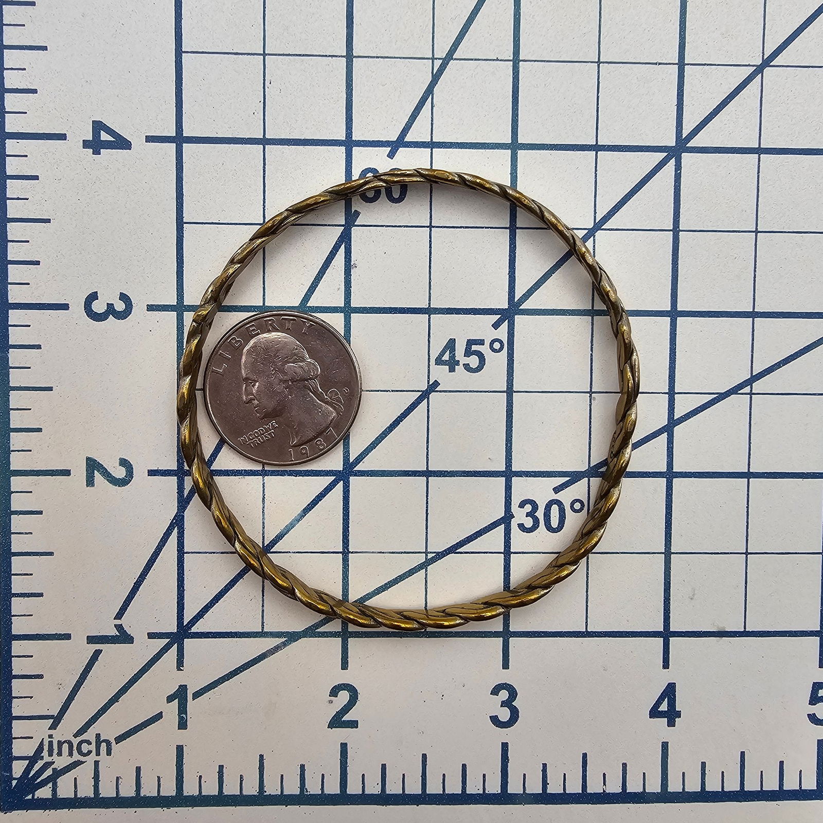 Mexico Sterling Braided Bangle Bracelet - 4