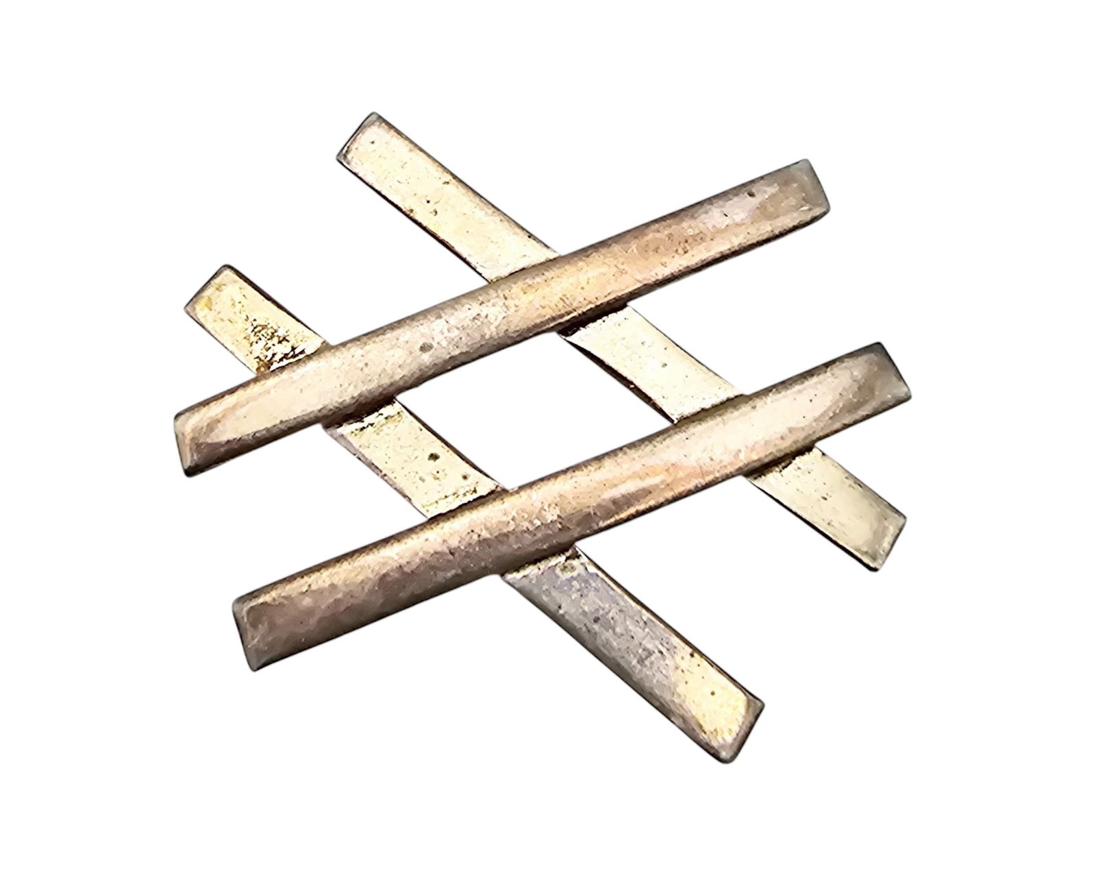 Mexico TC-83 Sterling Hashtag Brooch: Mexico TC-83 Sterling Hashtag Brooch 14.4 G