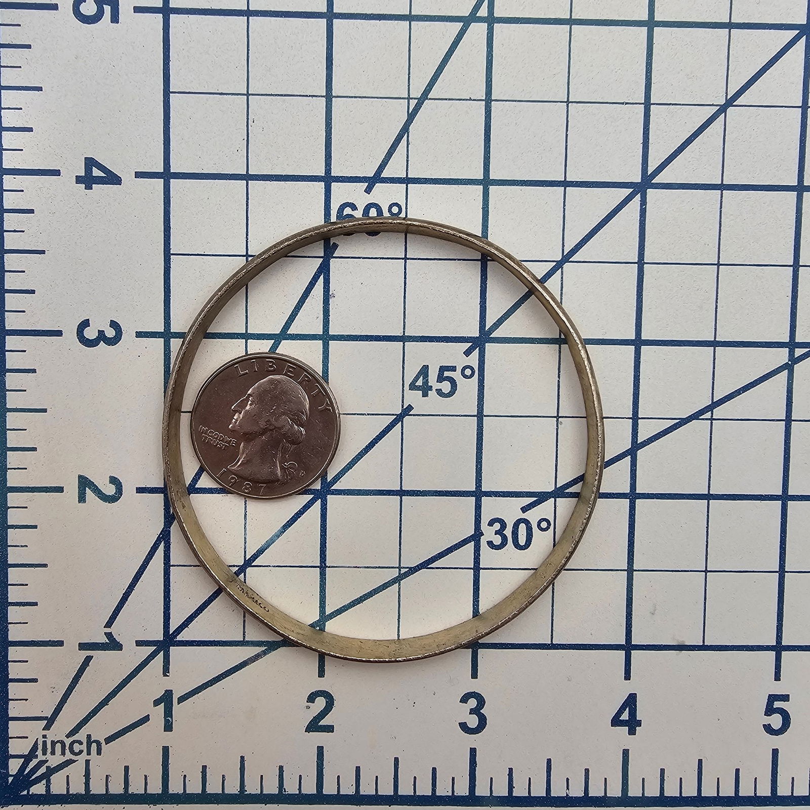 Mexico Sterling Bangle Bracelet - 4