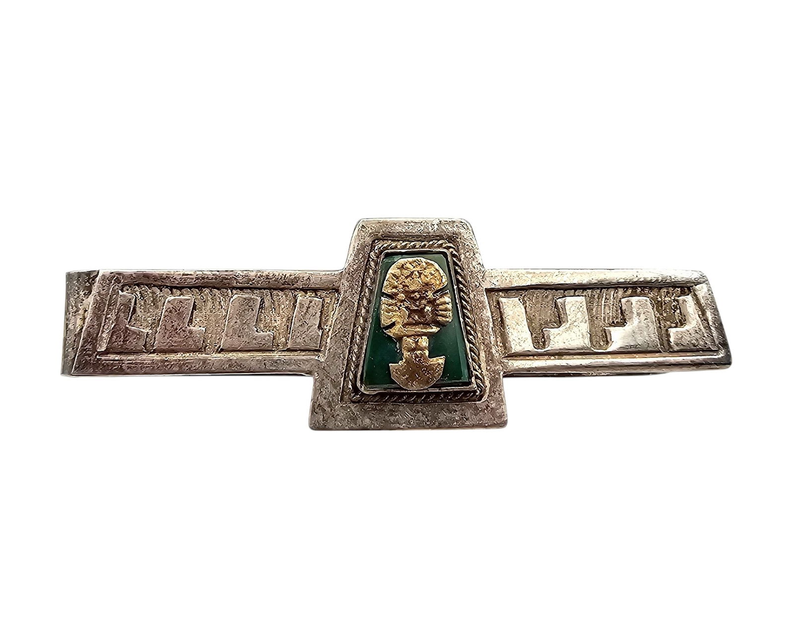 Sterling Malachite Money Clip: Sterling Malachite Money Clip 10 G