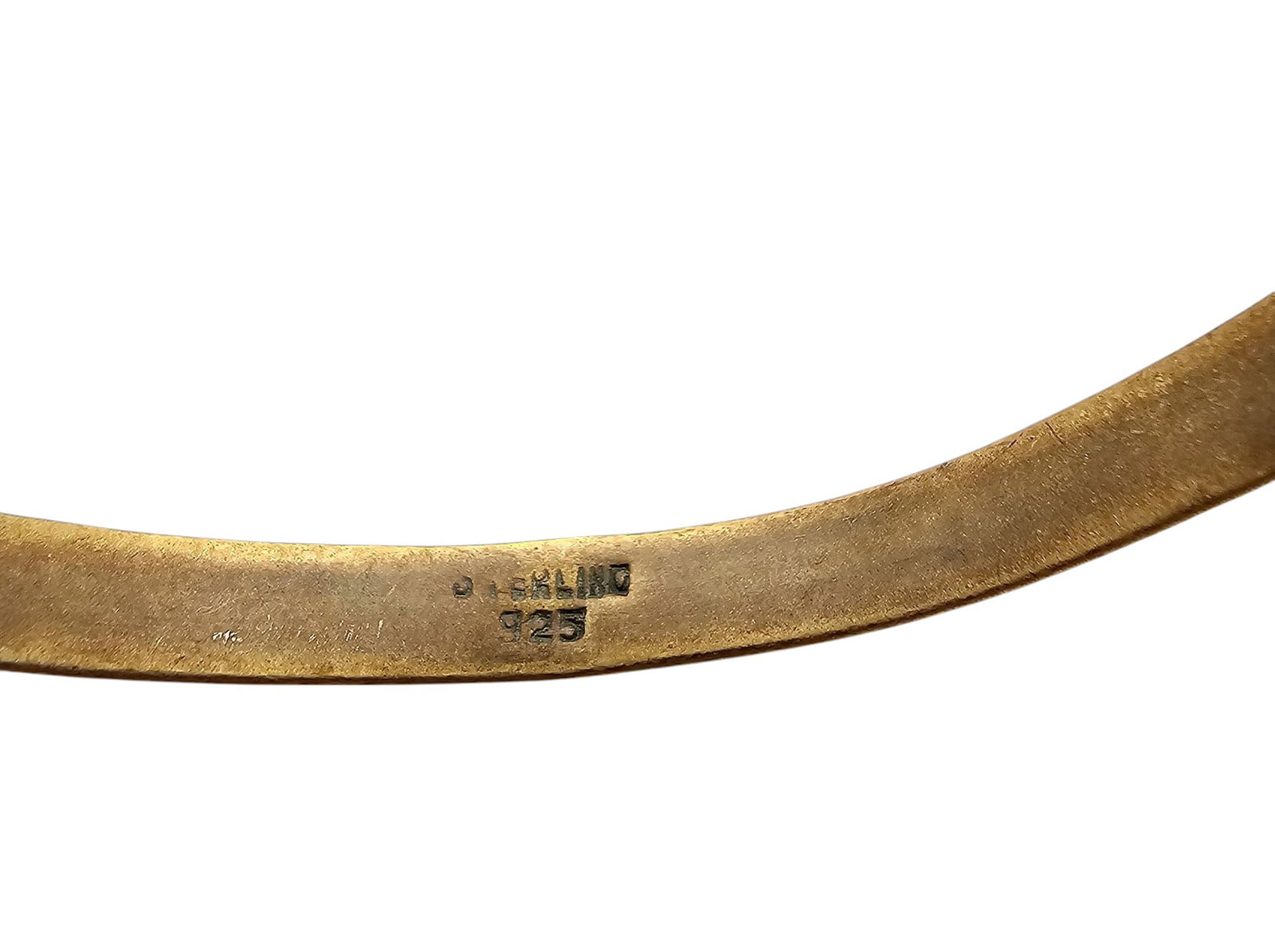 Mexico Sterling Bangle Bracelet - 3