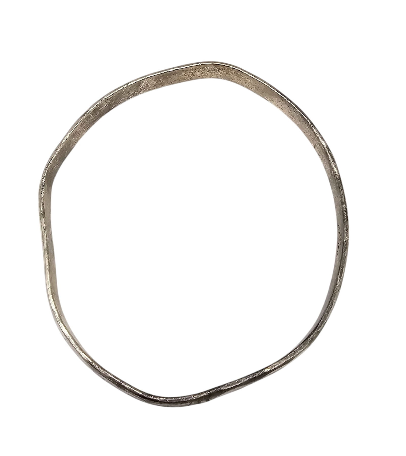 Mexico Sterling Bangle Bracelet - 3