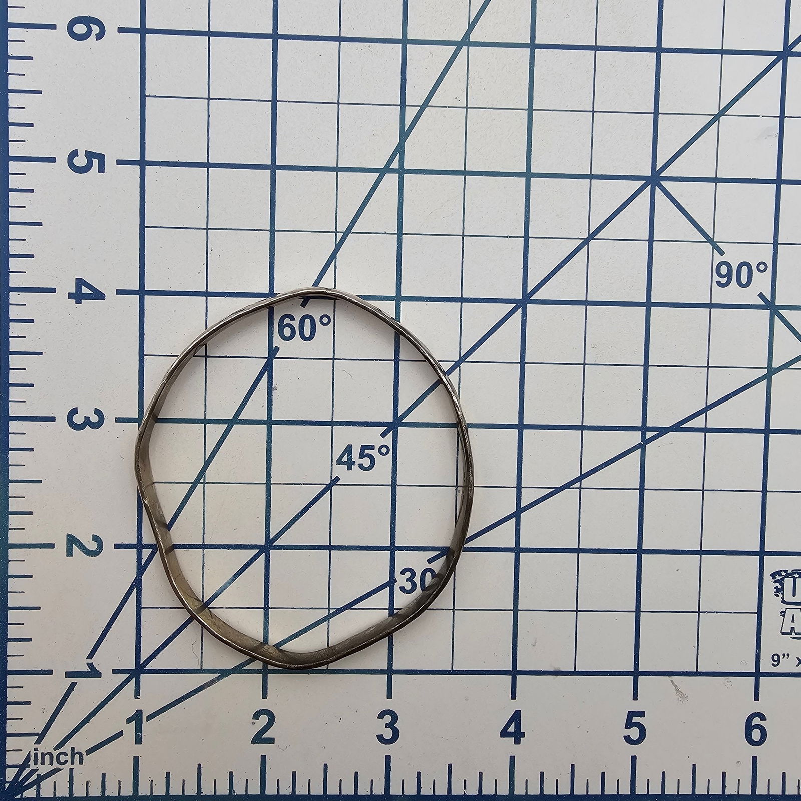 Mexico Sterling Bangle Bracelet - 4