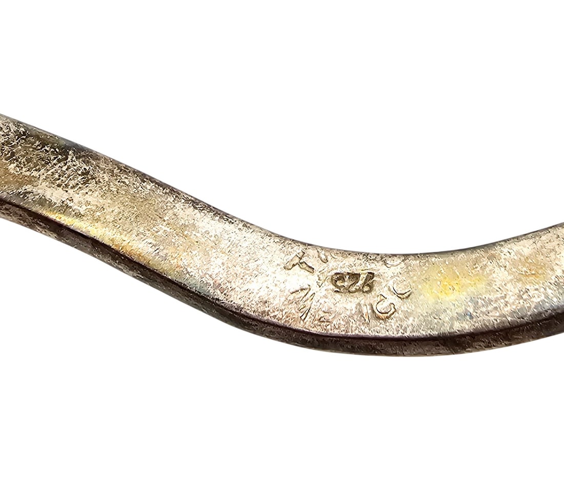 Mexico Sterling Abalone Wave Bangle Bracelet - 3