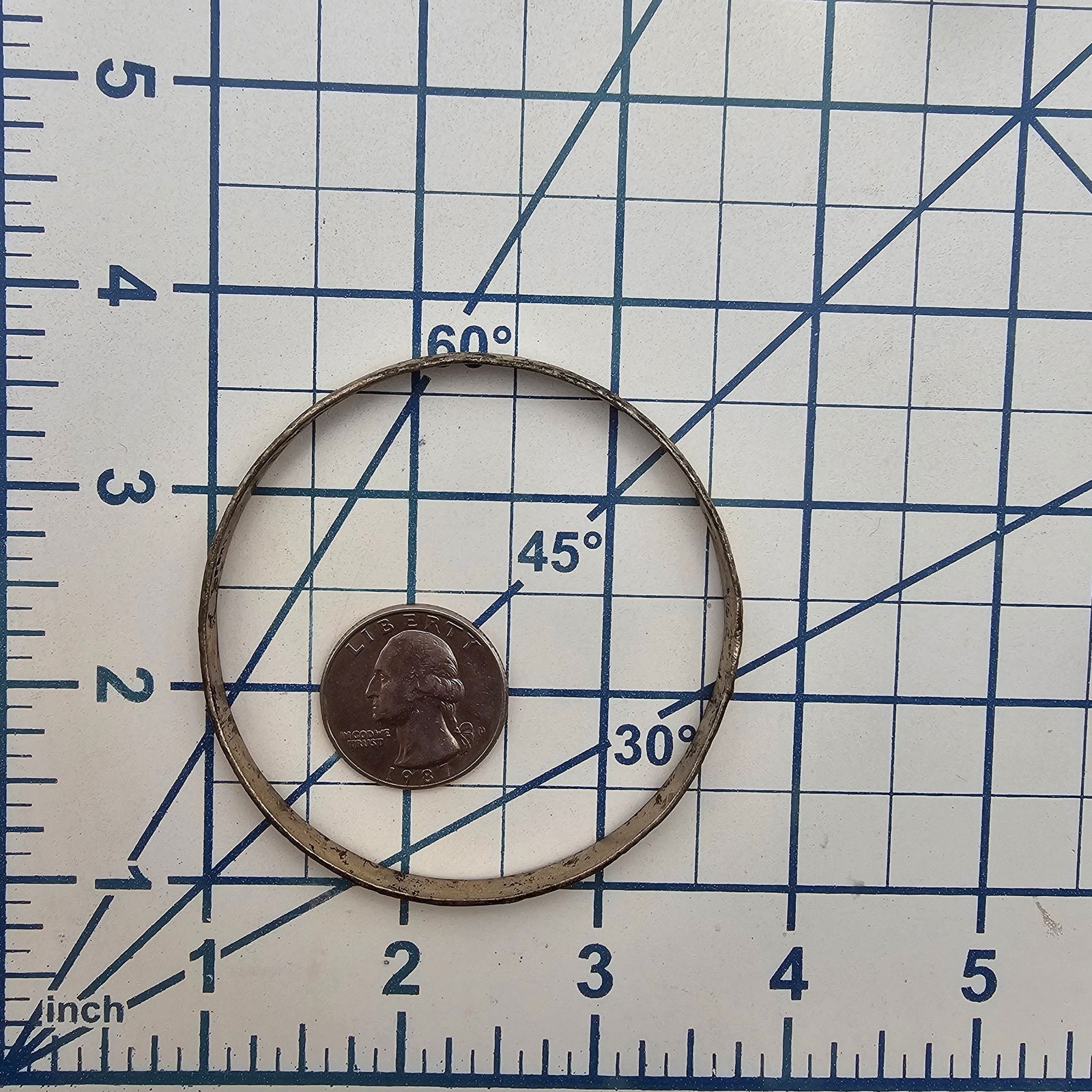 Signed Taxco Sterling Bangle Bracelet - 4