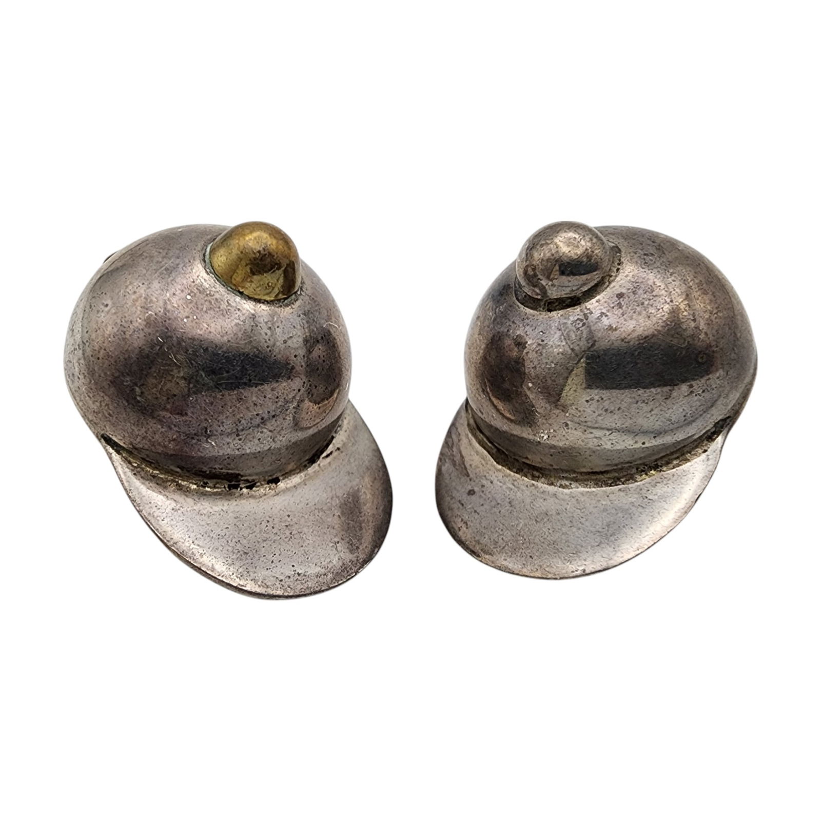 Mexico TS-162 Sterling Ball Cap Earrings: Mexico TS-162 Sterling Ball Cap Earrings 16.2g