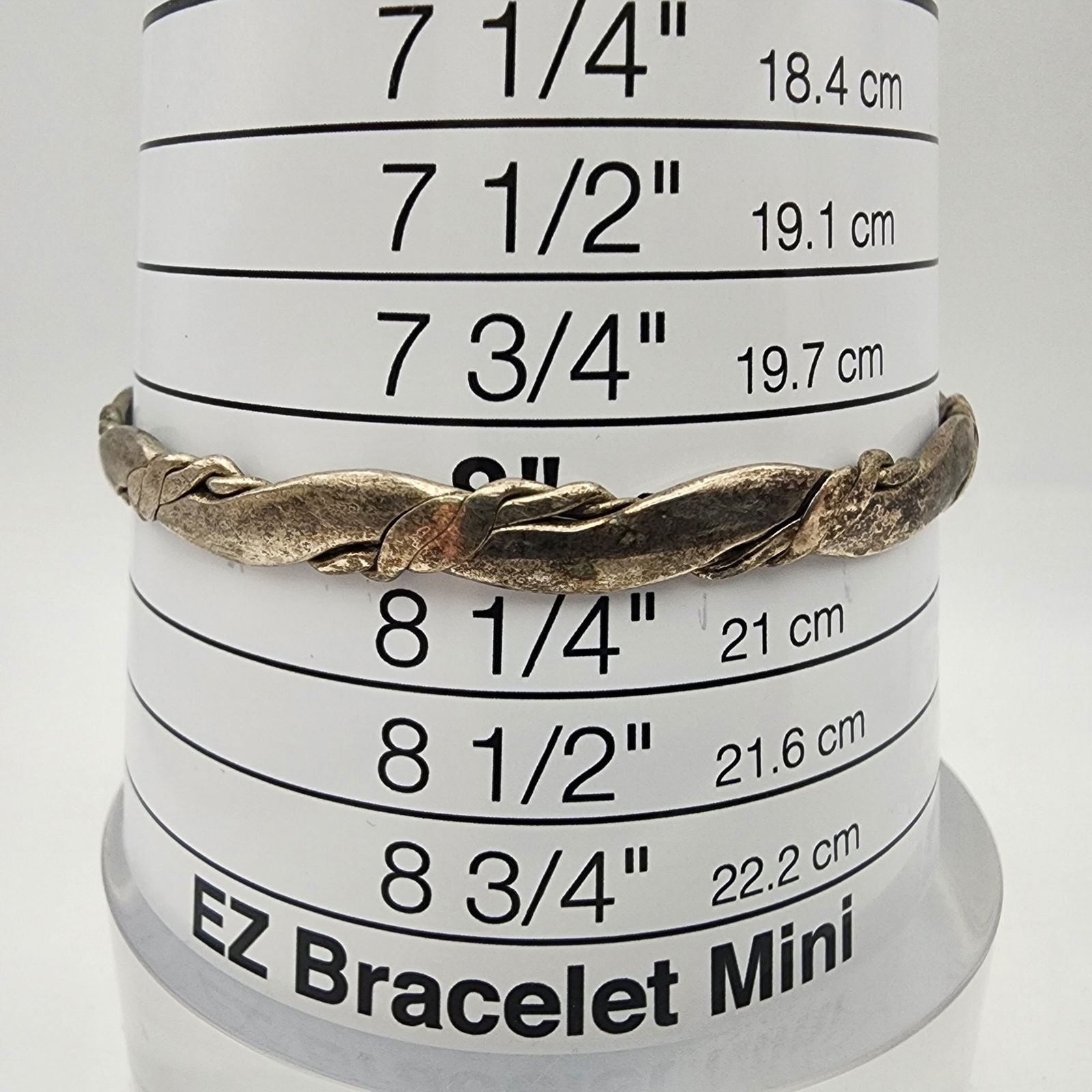 Mexico Sterling Silver Bangle Bracelet - 4