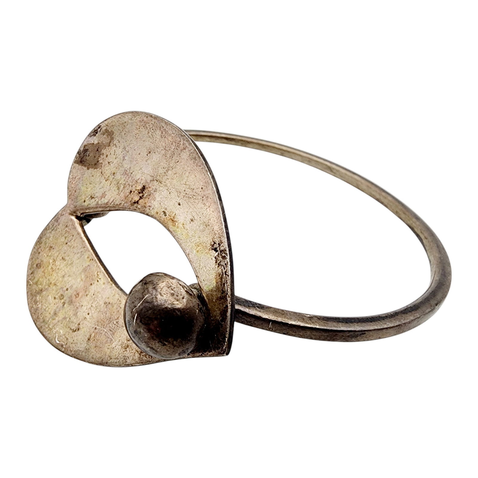 Signed EHC Mexico Sterling Leaf Bracelet: Signed EHC Mexico Sterling Leaf Bracelet 20.7g