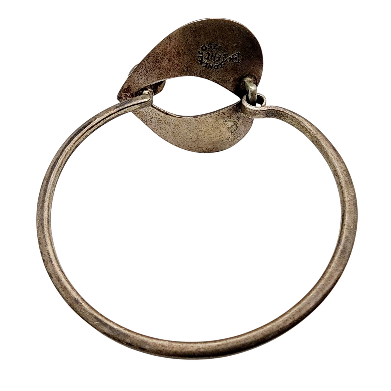 Signed EHC Mexico Sterling Leaf Bracelet - 2