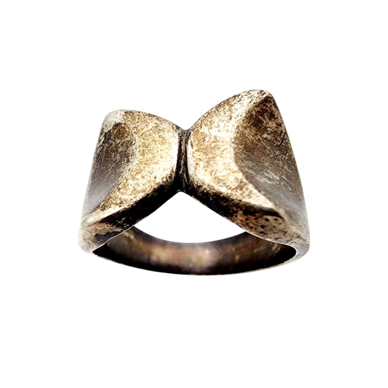 Mexico Sterling Silver Ring Sz 8.75: Mexico Sterling Silver Ring Sz 8.75 9.6g