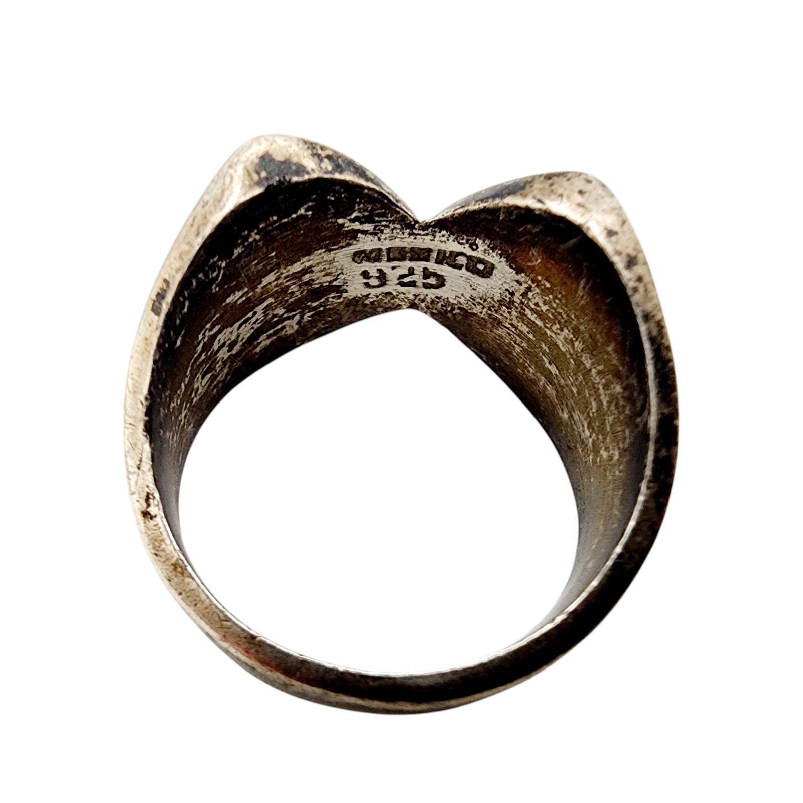Mexico Sterling Silver Ring Sz 8.75 - 5