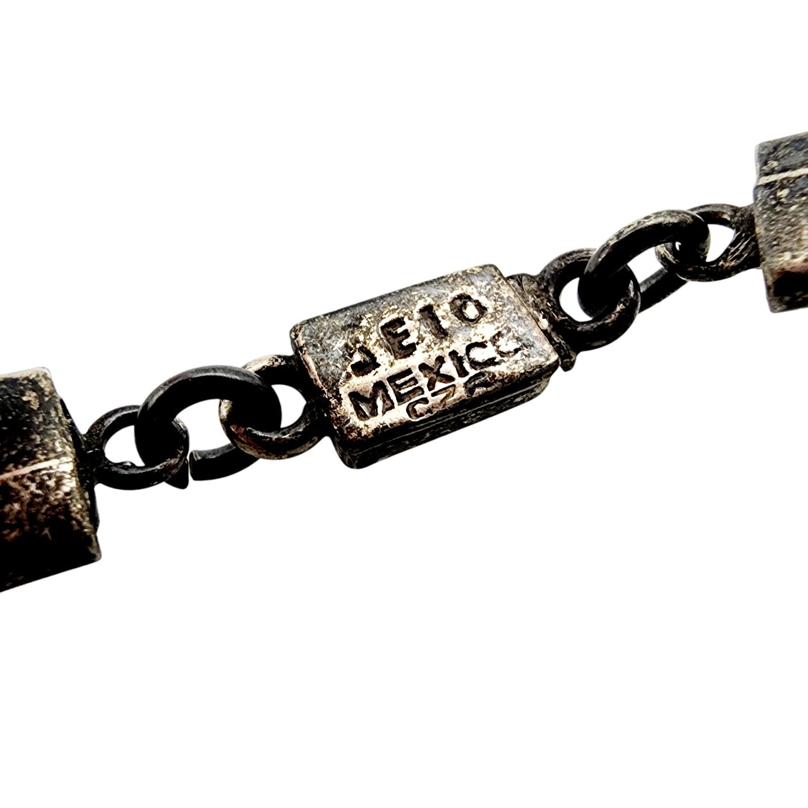 Signed Mexico Sterling Silver Bracelet - 2