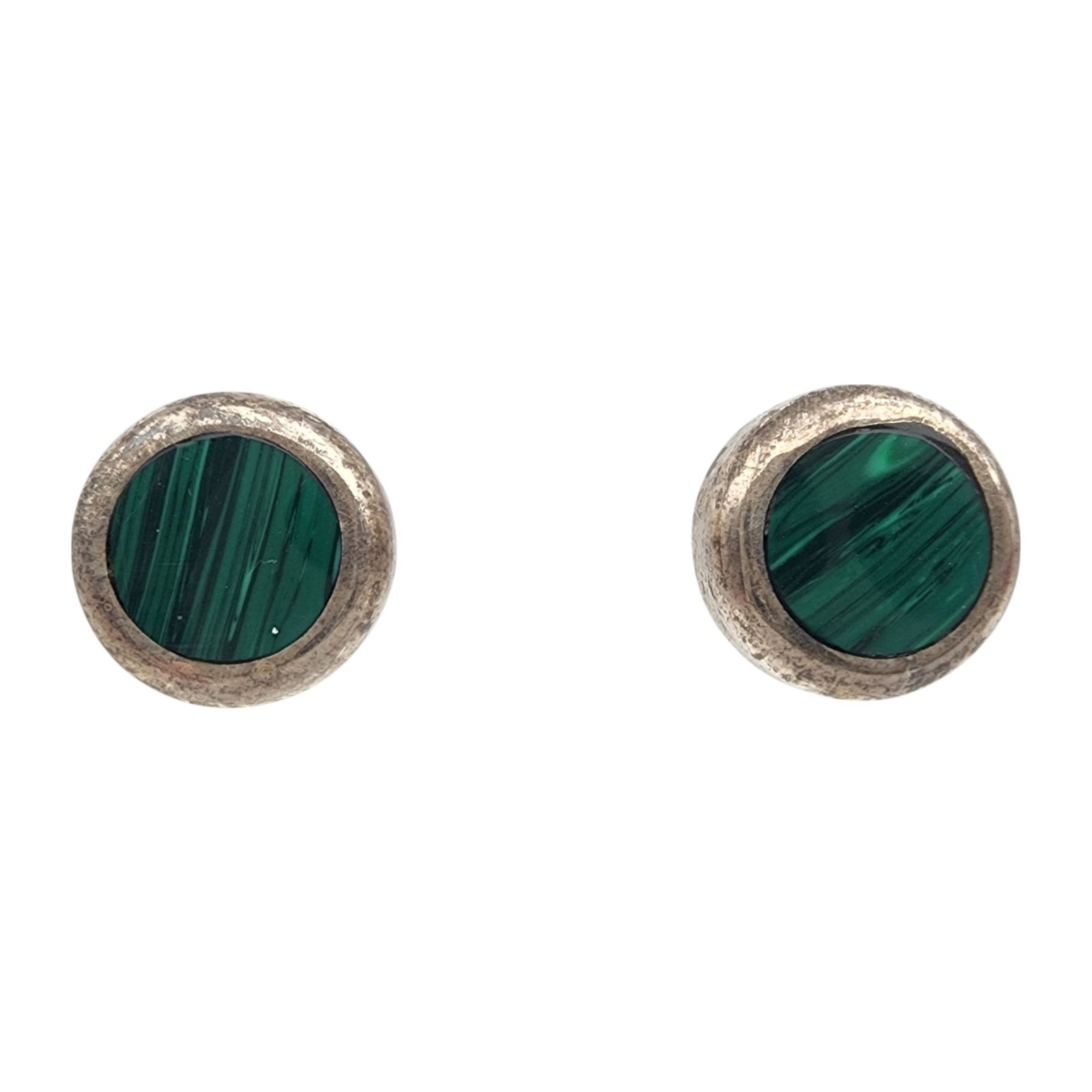 Sterling Malachite Stud Earrings (1 of 3)