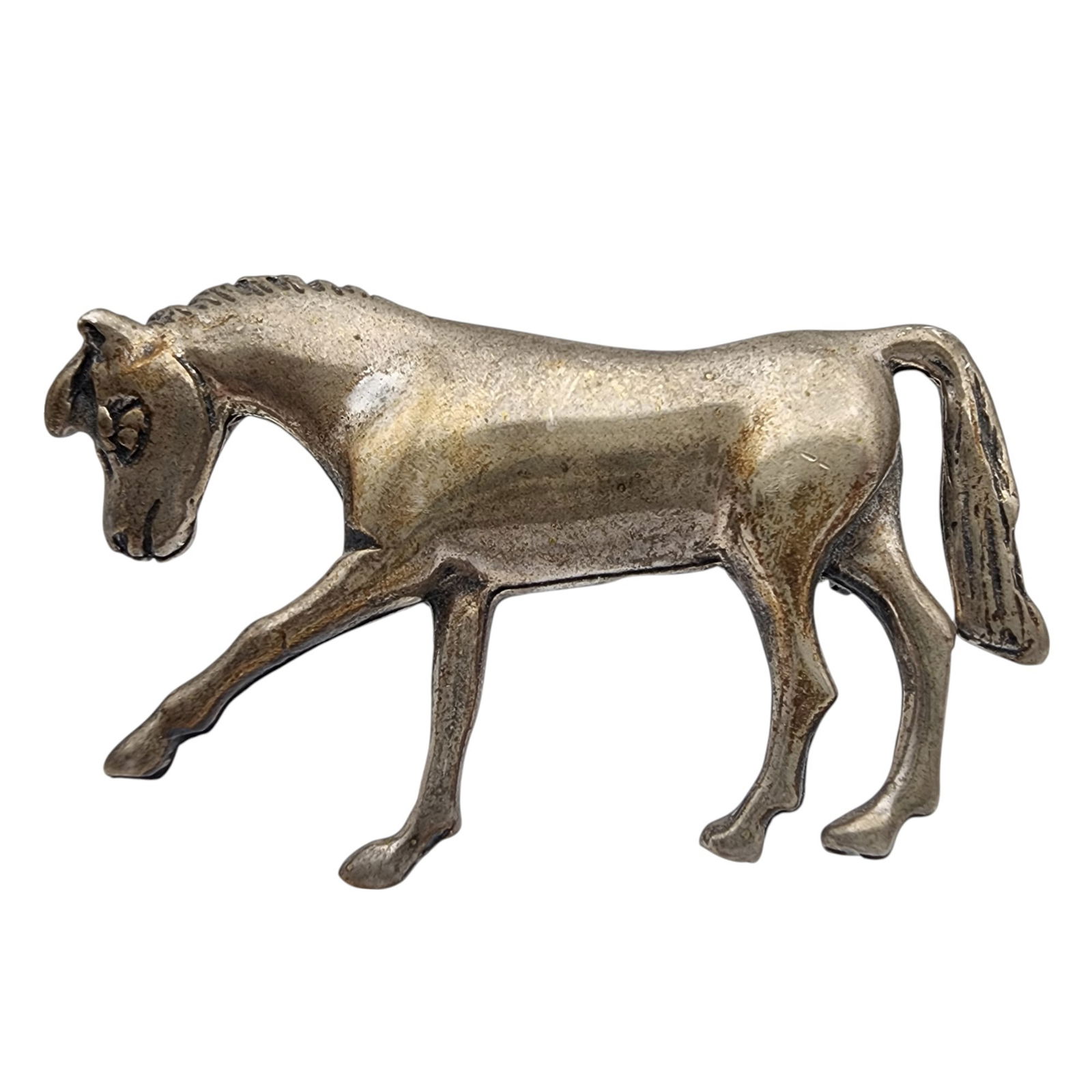 Vintage Mexico Sterling Horse Brooch: Vintage Mexico Sterling Horse Brooch 15.8g