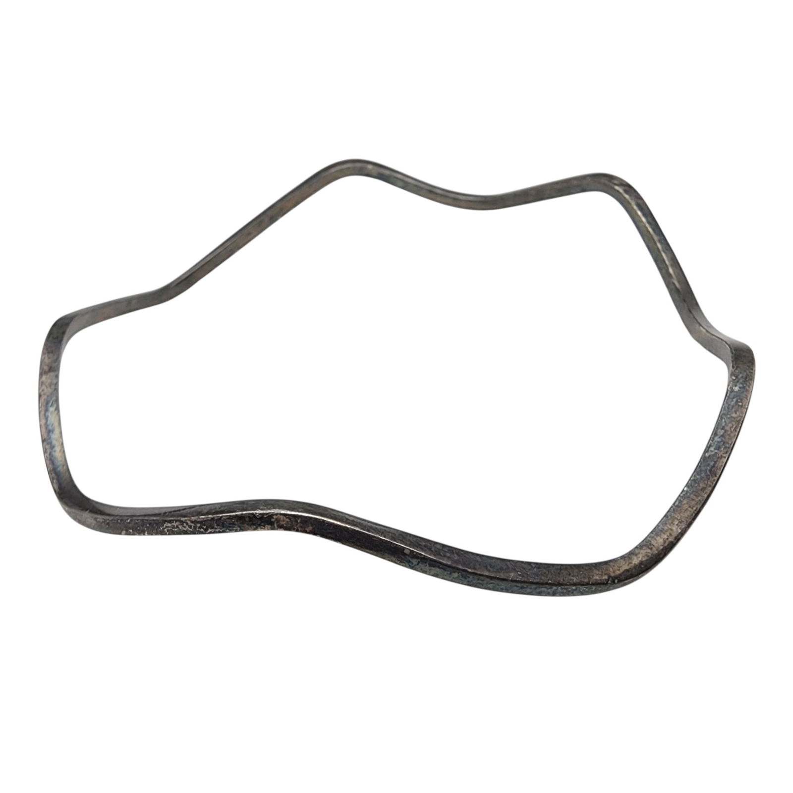 Vintage Mexico Sterling Bangle Bracelet: Vintage Mexico Sterling Bangle Bracelet 8.2g