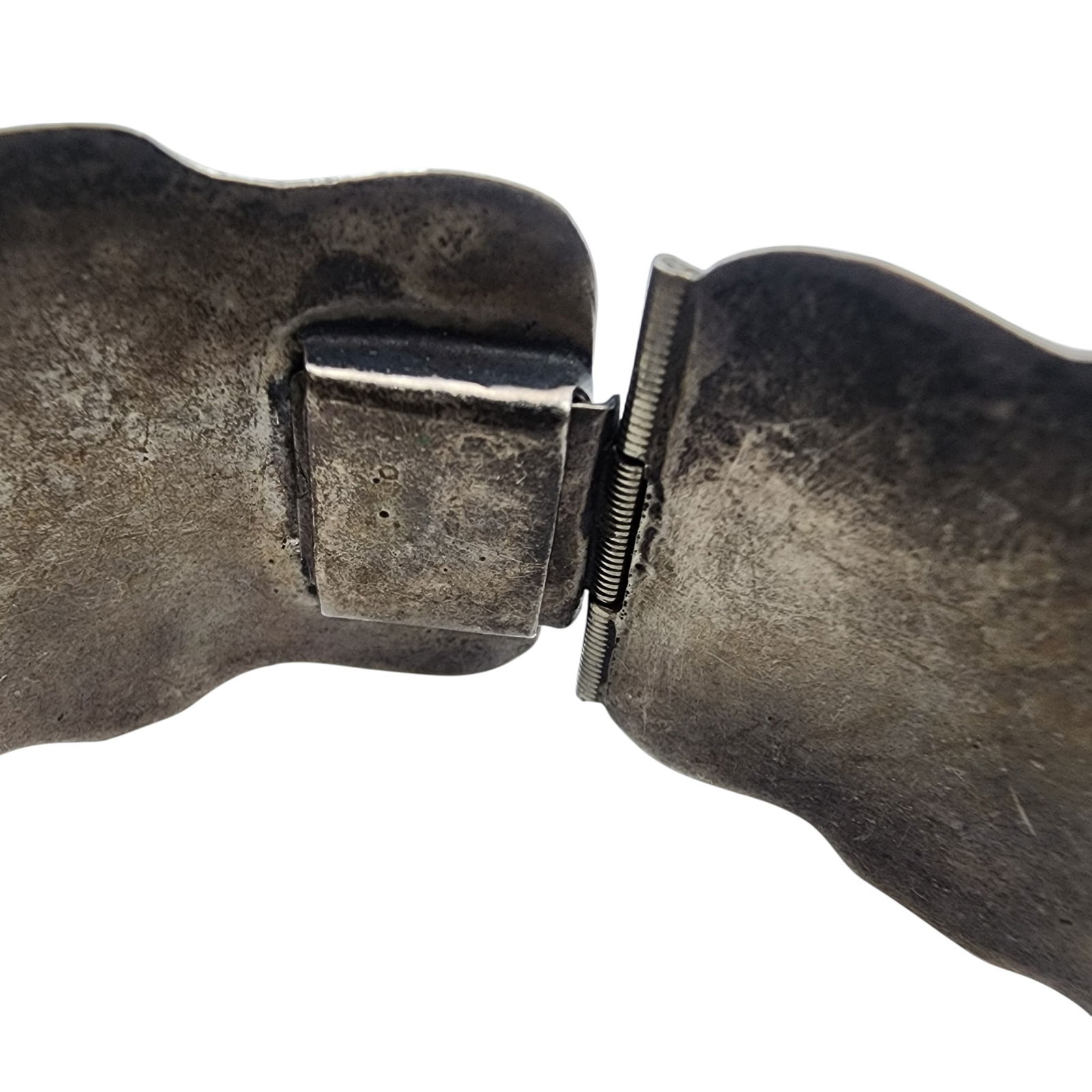 Signed FD Mexico Sterling Panel Bracelet - 9