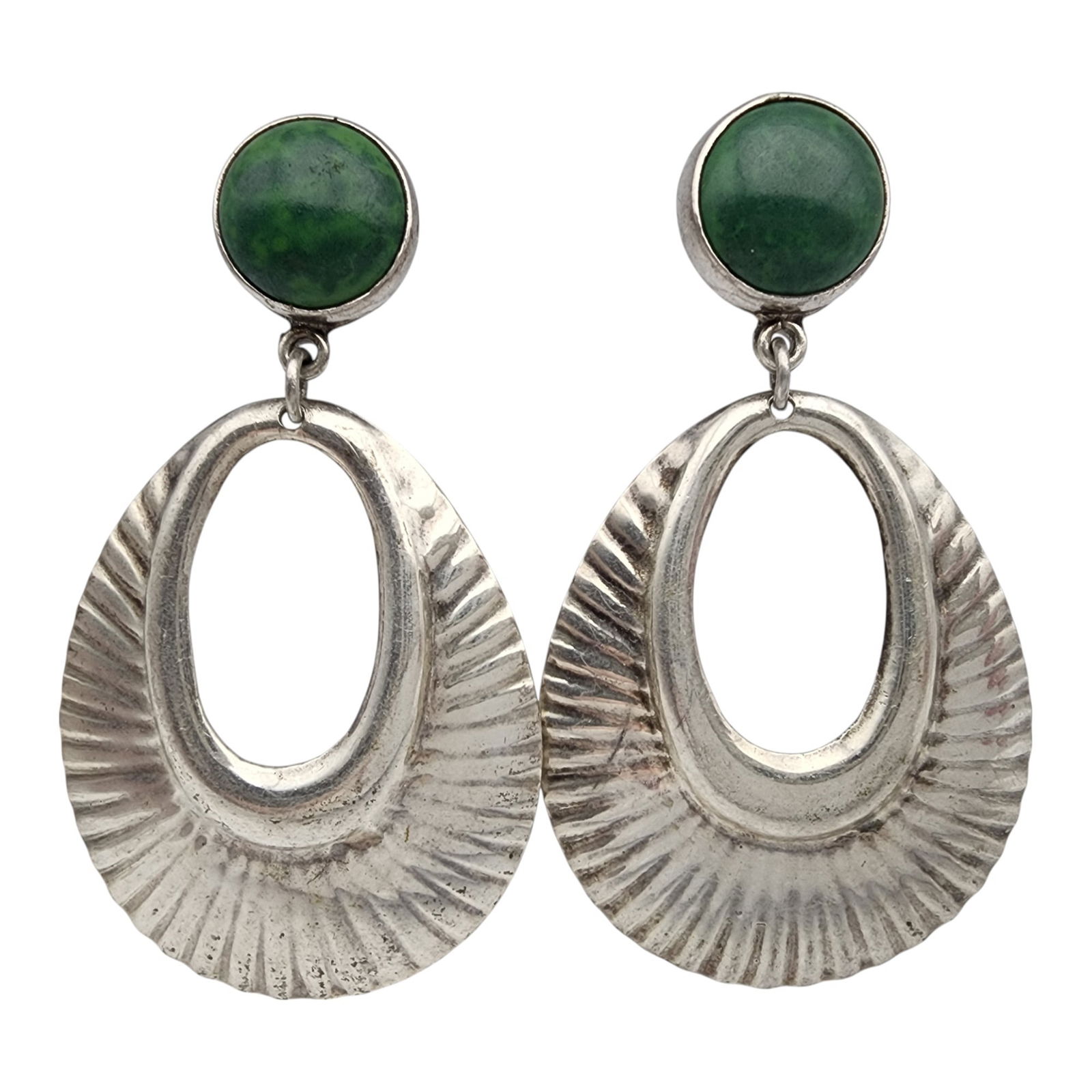 Taxco Mexico Sterling Large Dangle Earrings: Gorgeous! Taxco Mexico Sterling Large Dangle Earrings 21.8g