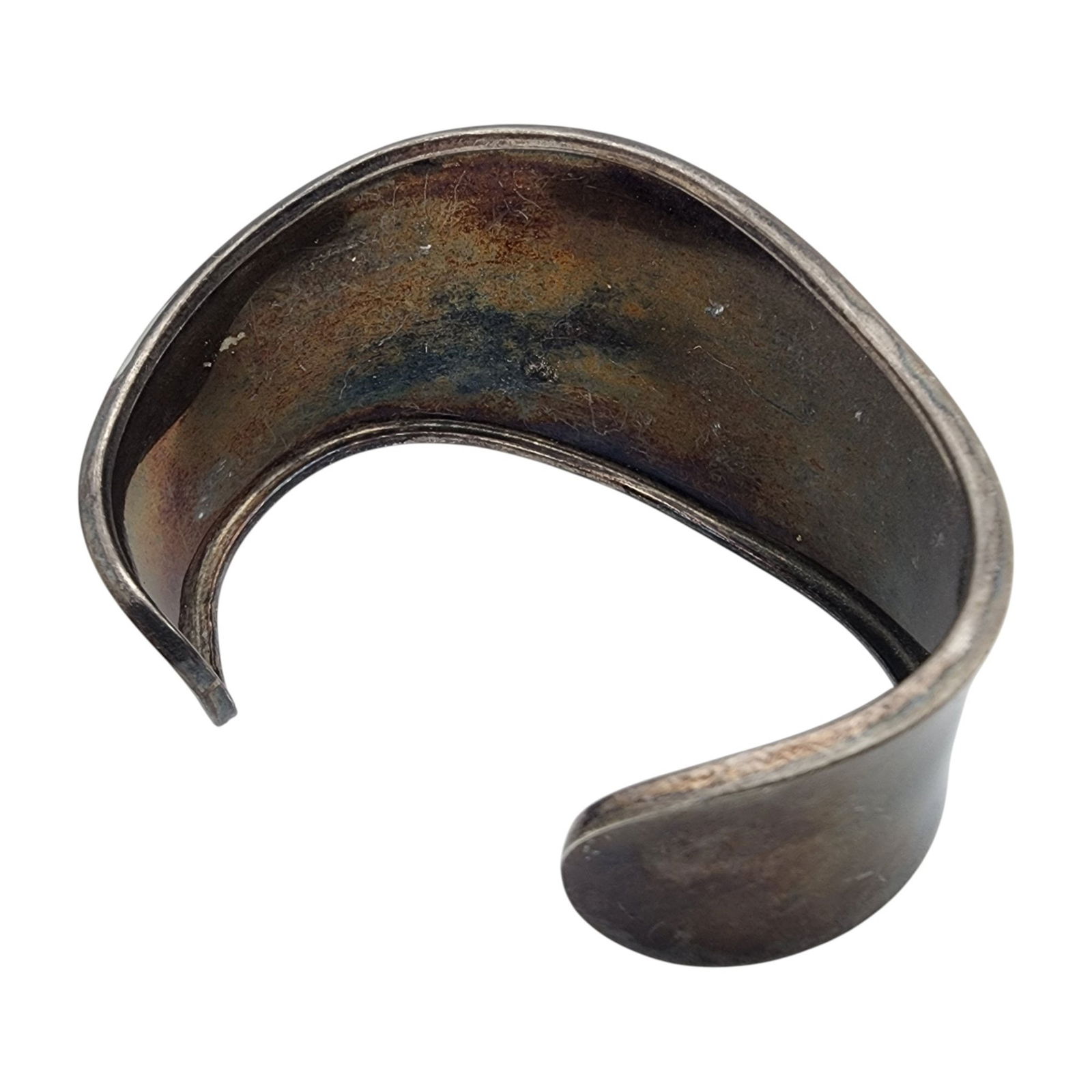 Mexico Sterling Bone Cuff Bracelet - 6