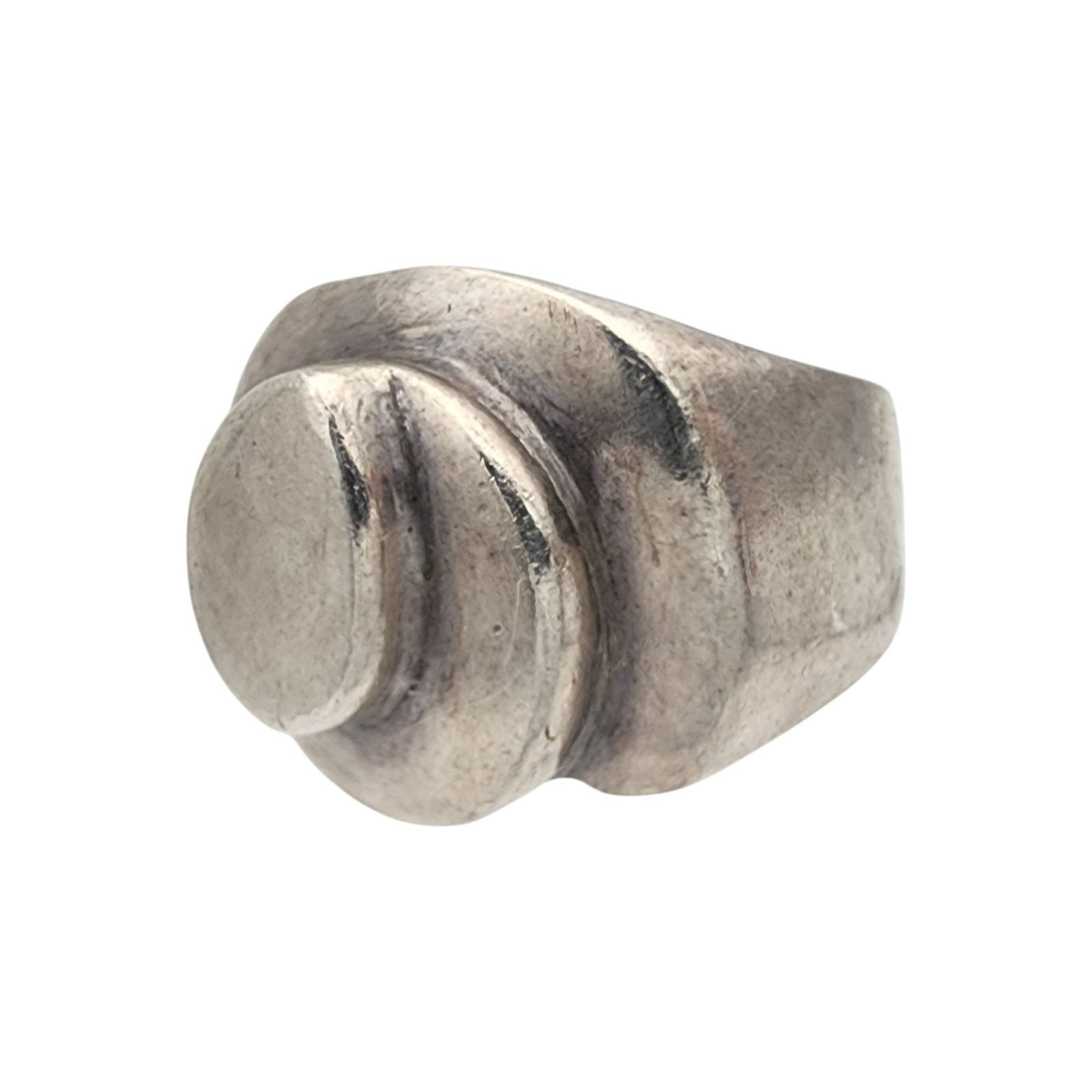 Vintage Mexico Sterling Silver Ring Sz 7: Vintage Mexico Sterling Ring Sz 7 - 13.1g