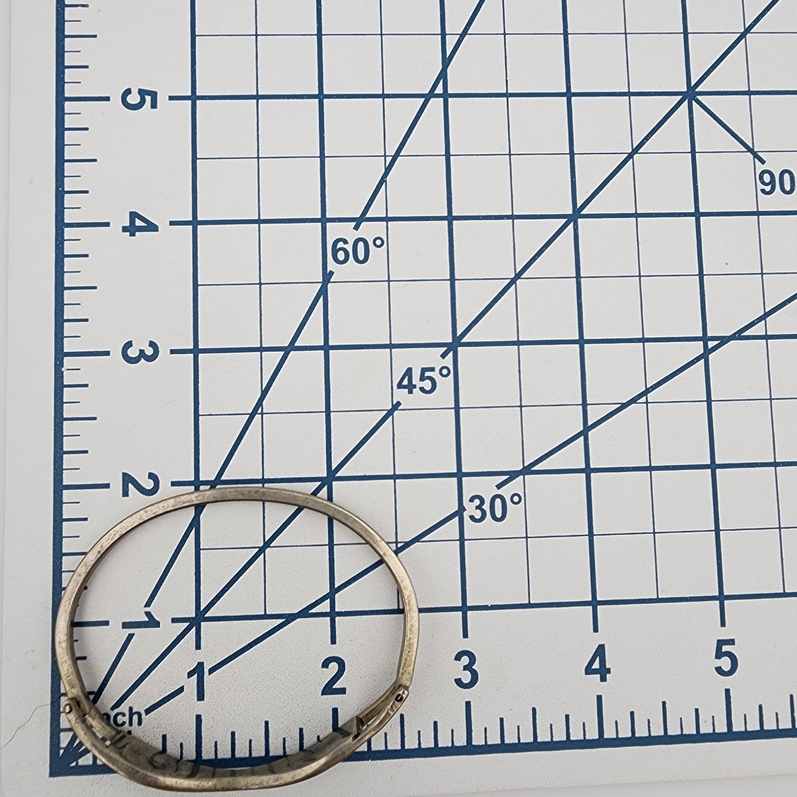 Alpaca Silver Abalone Inlay Bangle Bracelet - 5