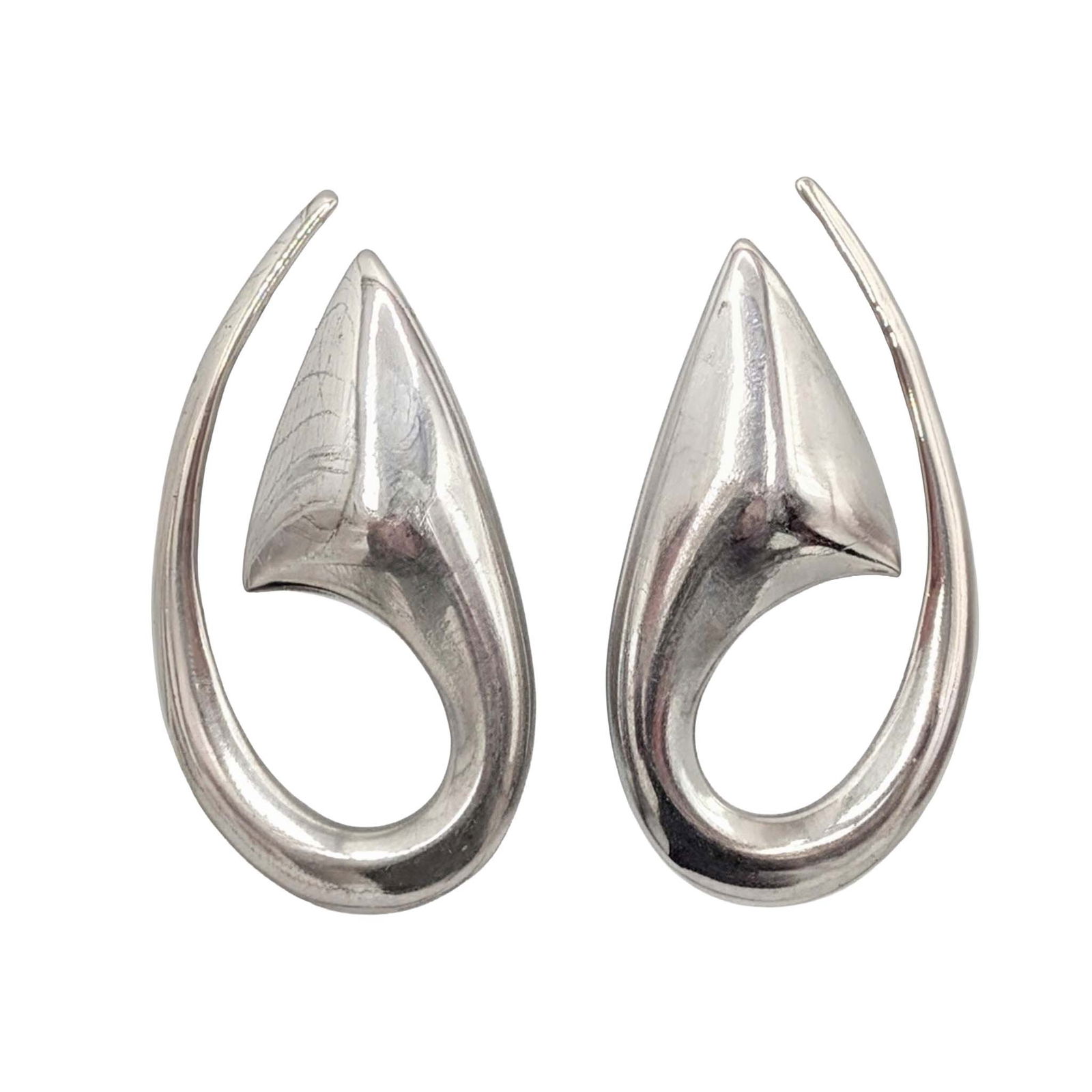 Lawrence Bott Sterling Silver Geometric Statement Earrings (1 of 4)