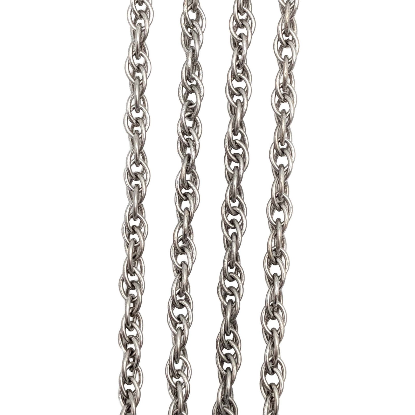 Avery Sterling Silver Double Twisted Cable Chain Necklace: Avery Sterling Silver Double Twisted Cable Chain Necklace. 24in Length. Signed Sterling JA (James Avery Hallmark) 8.5g