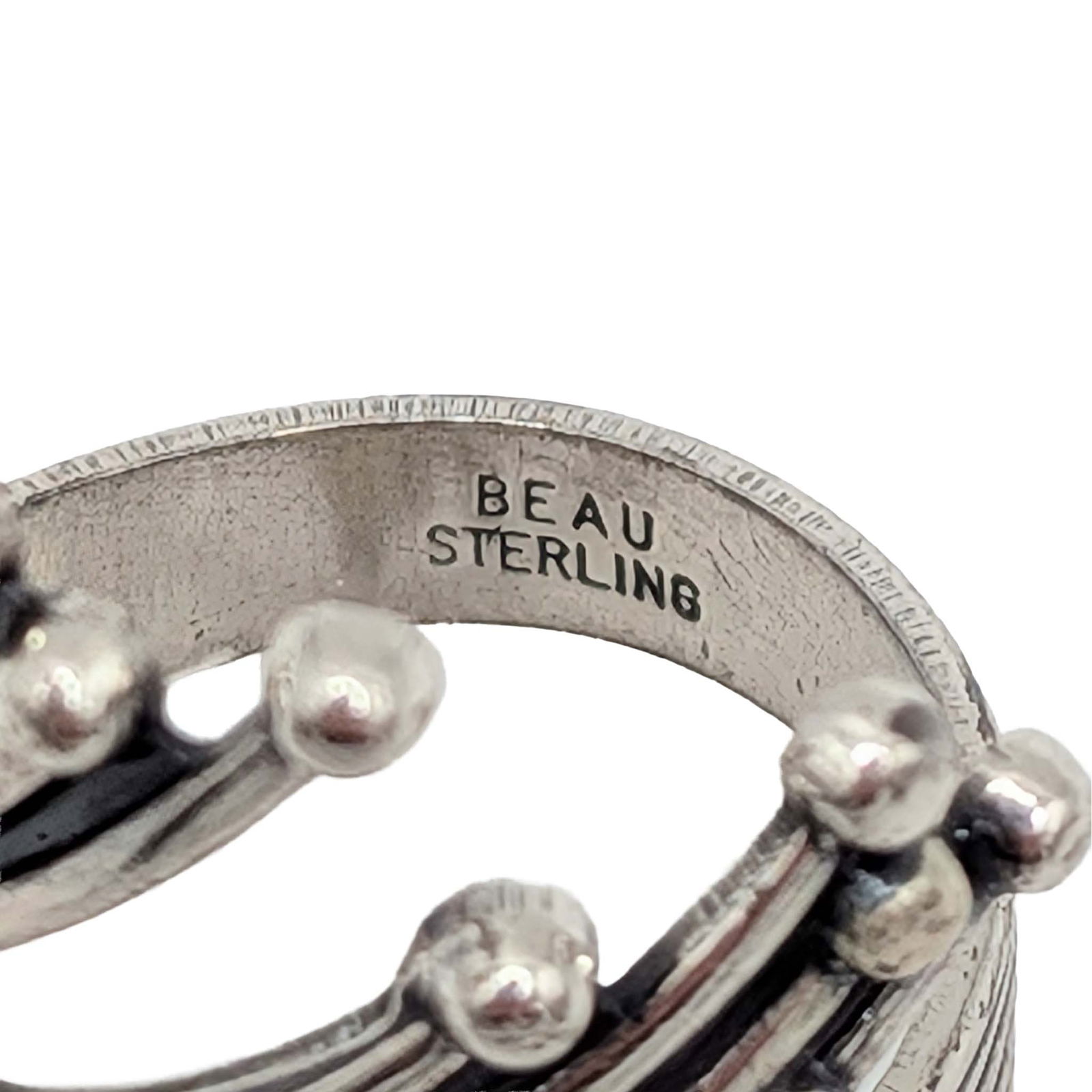 Beau Sterling Silver Adjustable Wrap Ring - 3