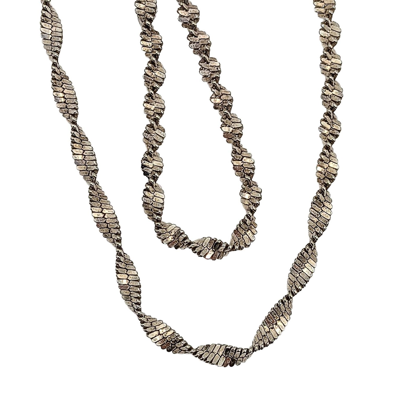 Signed Italian Sterling Silver Twisted Ankle Bracelet: Signed Italian Sterling Silver Twisted Ankle Bracelet. 9.5in Length. Signed IBB Italy 925. 2.2g